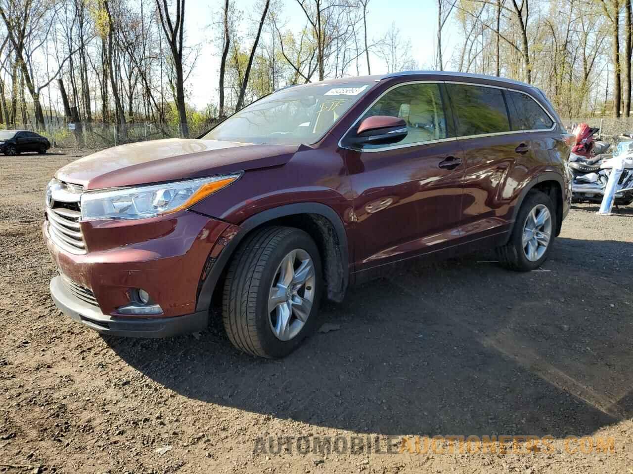 5TDDKRFH9FS183658 TOYOTA HIGHLANDER 2015