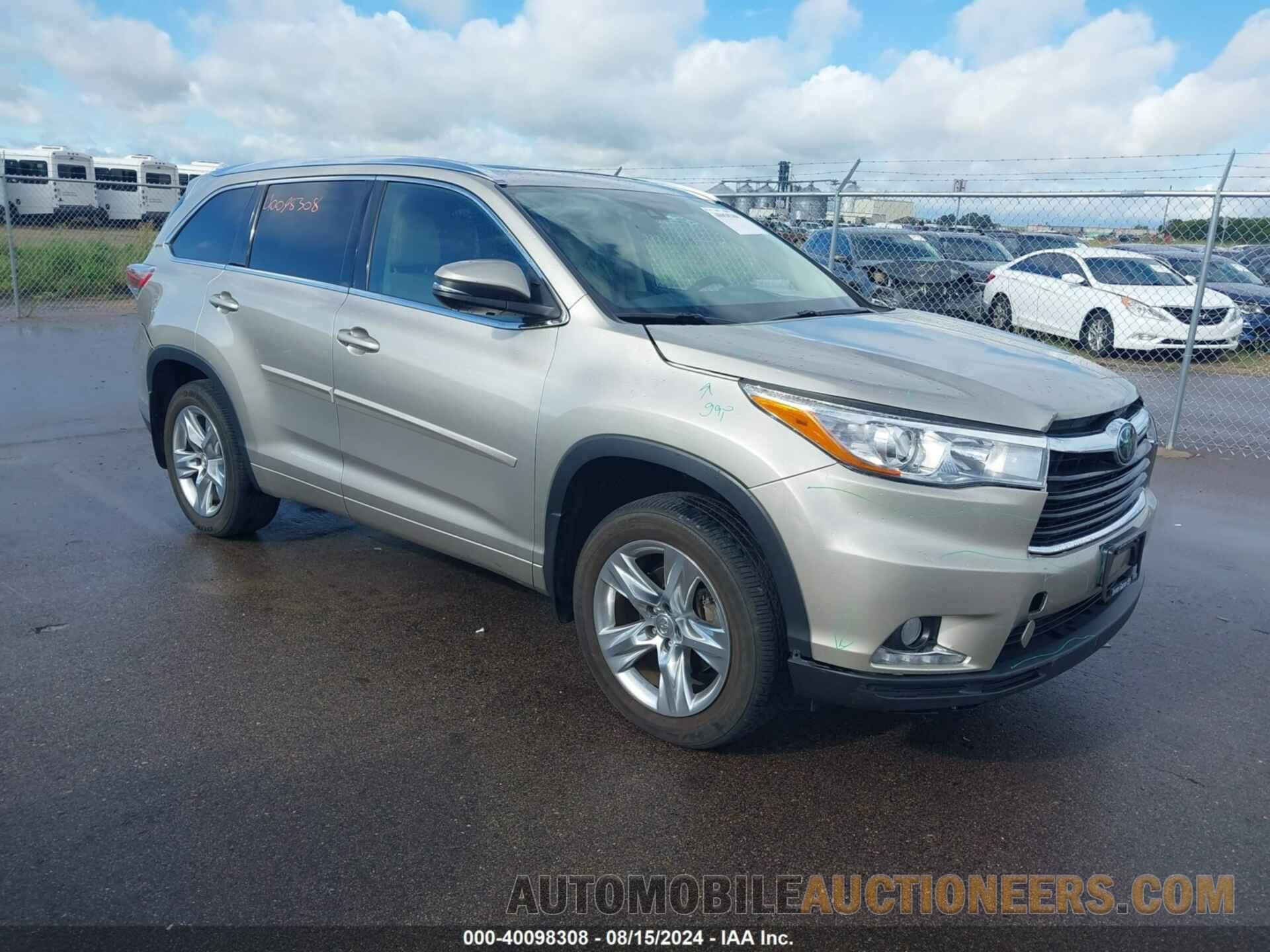 5TDDKRFH9FS214231 TOYOTA HIGHLANDER 2015