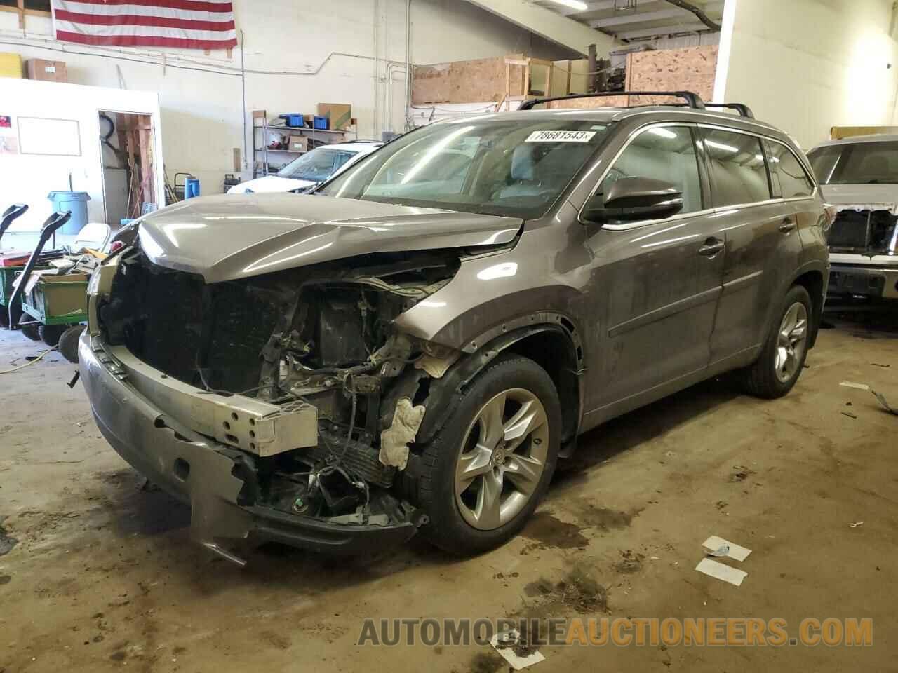 5TDDKRFH9FS216934 TOYOTA HIGHLANDER 2015