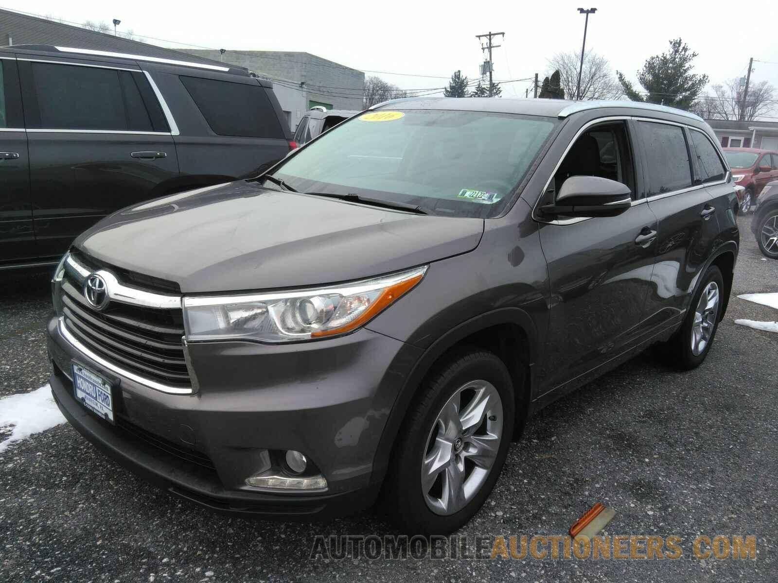 5TDDKRFH9GS226705 Toyota Highlander 2016