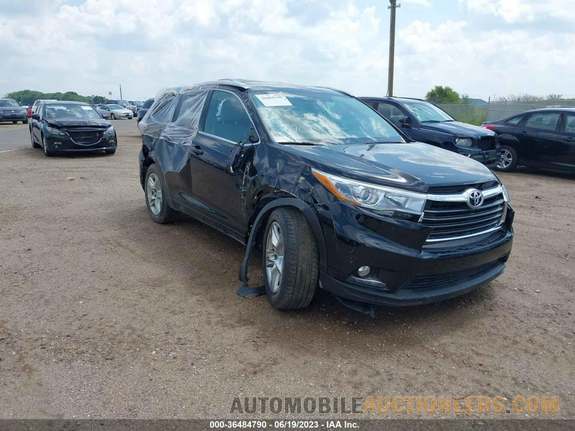 5TDDKRFH9GS240572 TOYOTA HIGHLANDER 2016