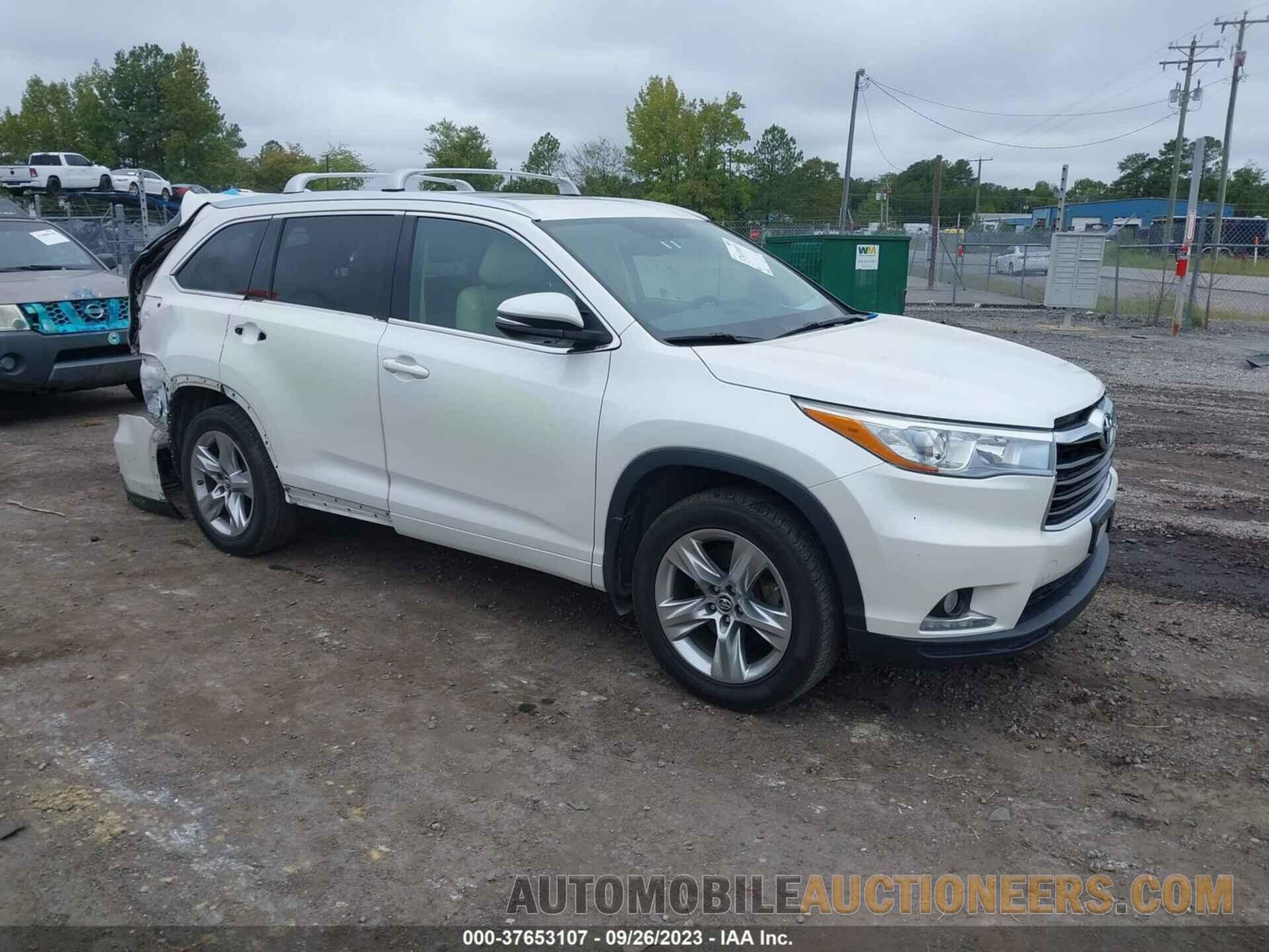 5TDDKRFH9GS270087 TOYOTA HIGHLANDER 2016