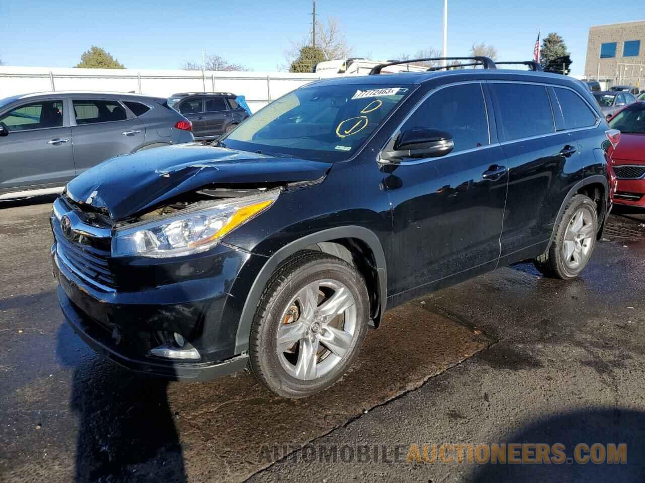 5TDDKRFH9GS316047 TOYOTA HIGHLANDER 2016