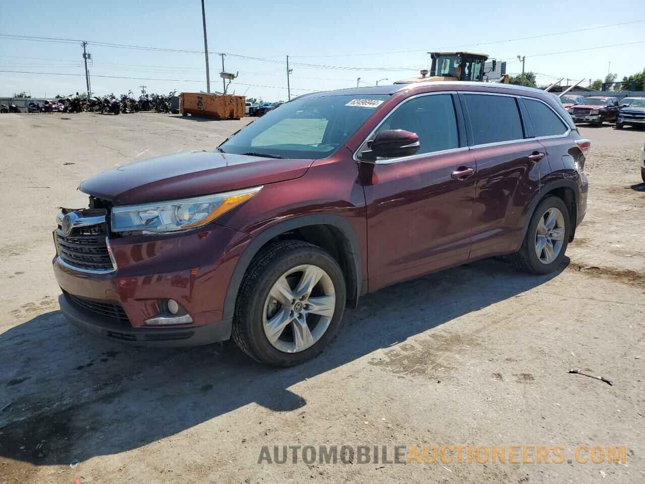 5TDDKRFH9GS321748 TOYOTA HIGHLANDER 2016