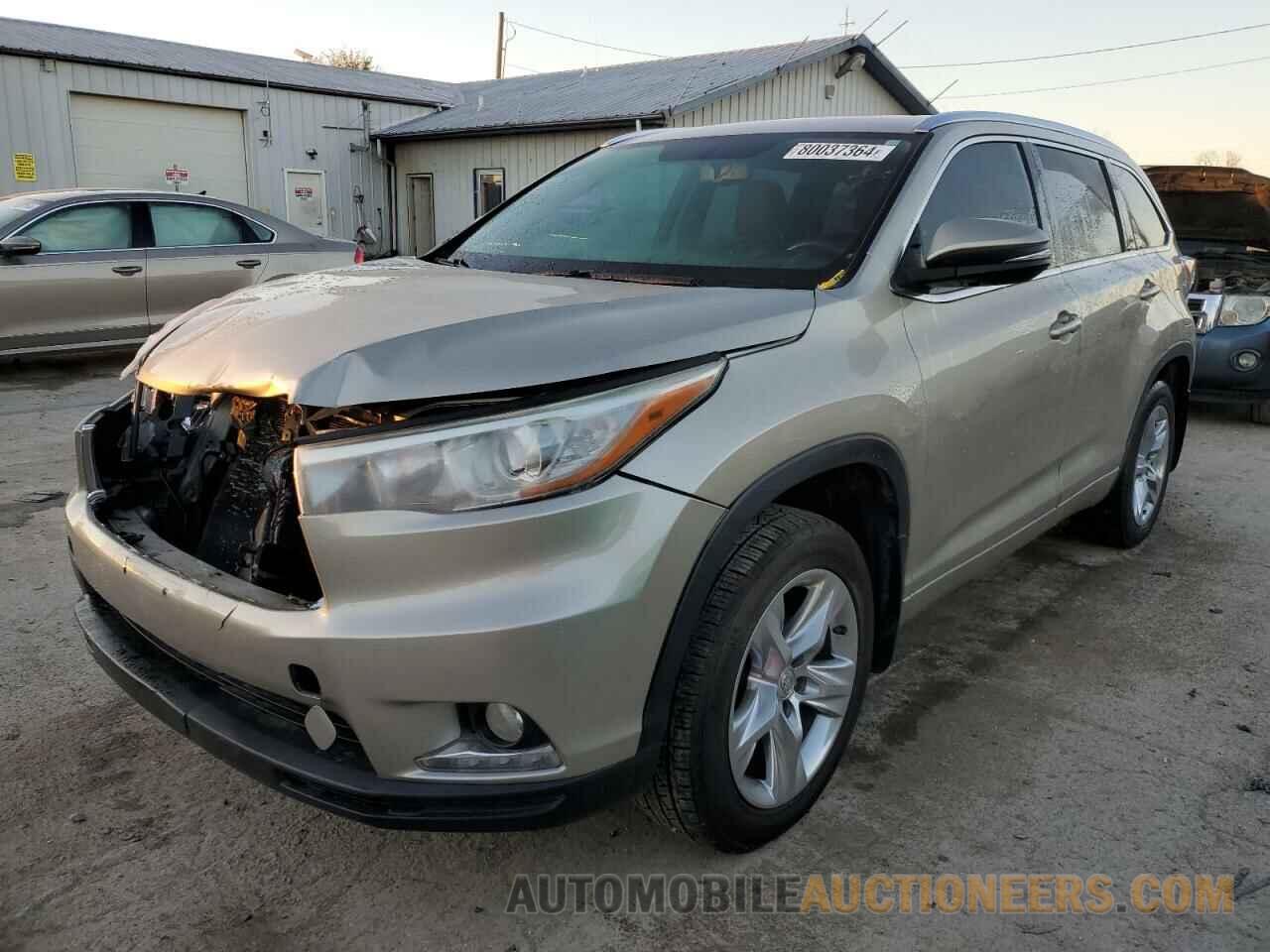 5TDDKRFHXFS074397 TOYOTA HIGHLANDER 2015