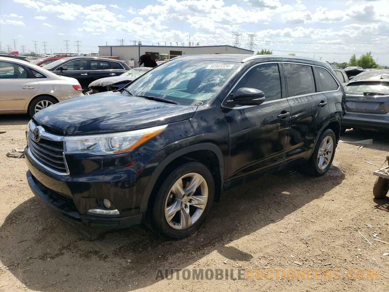 5TDDKRFHXFS075131 TOYOTA HIGHLANDER 2015