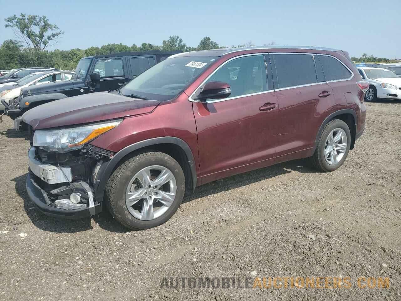 5TDDKRFHXFS076439 TOYOTA HIGHLANDER 2015