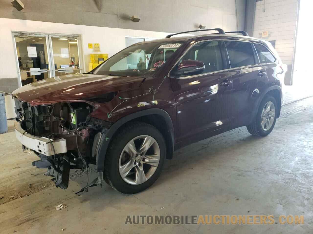 5TDDKRFHXFS079695 TOYOTA HIGHLANDER 2015