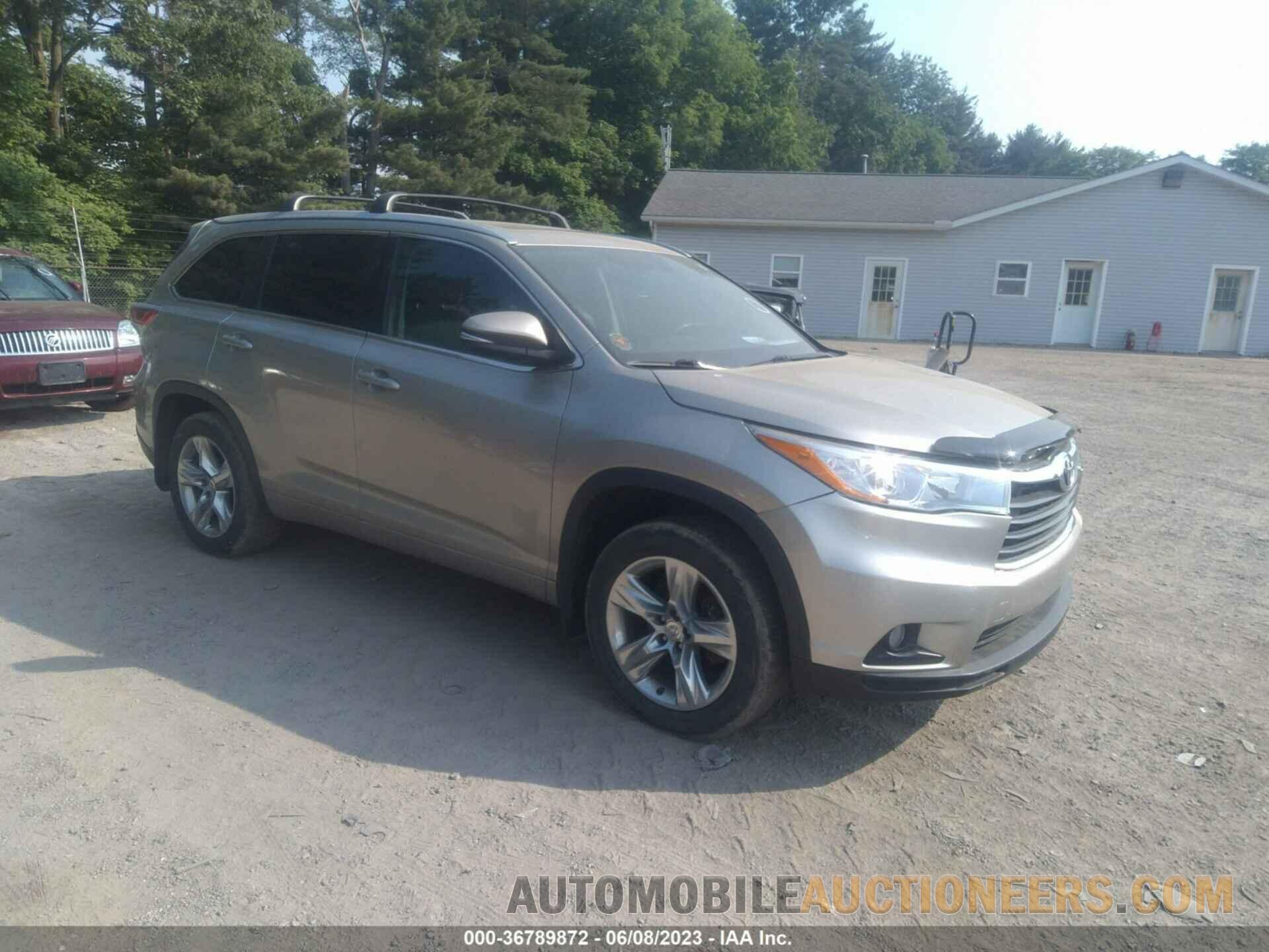 5TDDKRFHXFS079714 TOYOTA HIGHLANDER 2015