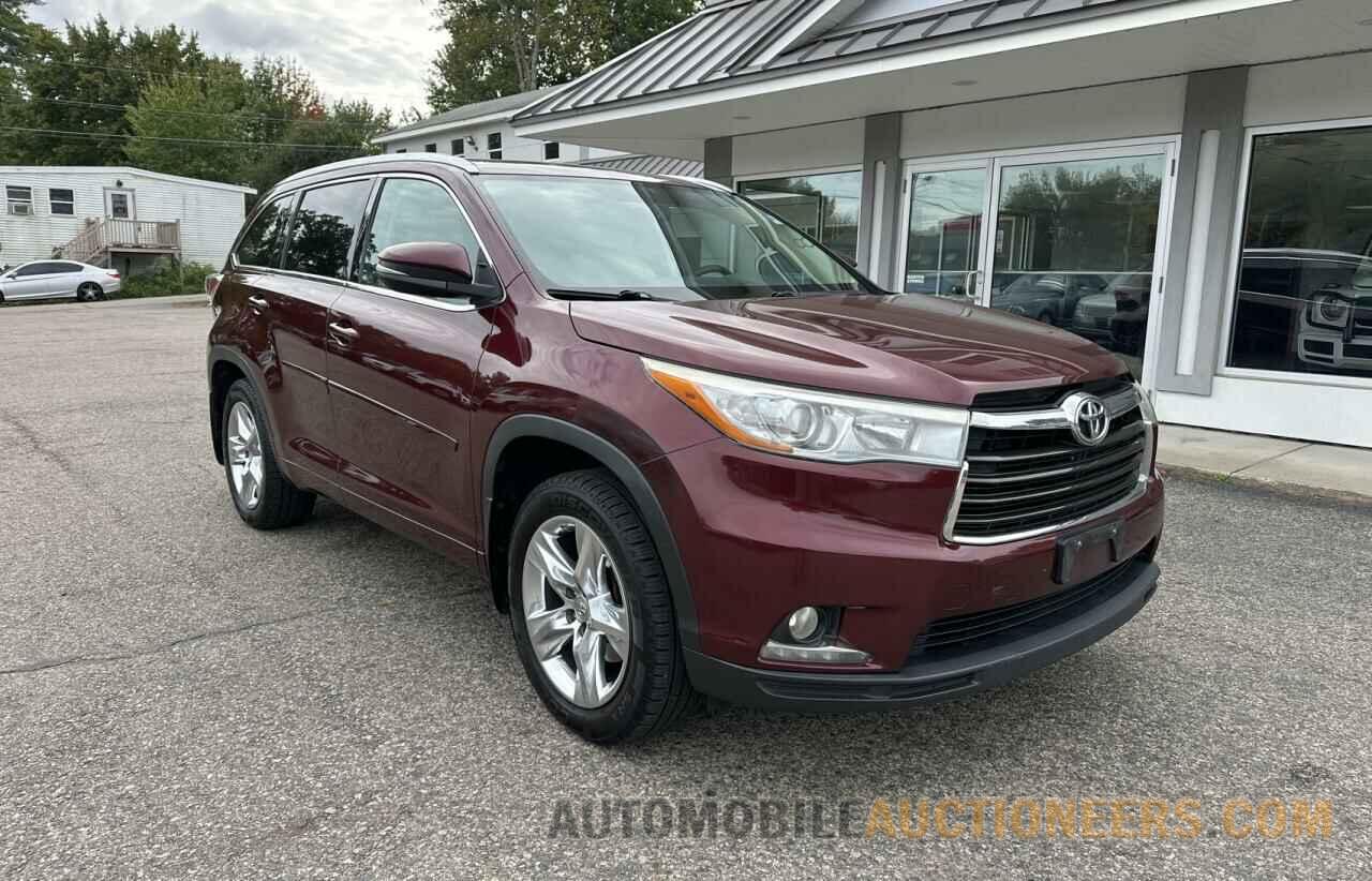 5TDDKRFHXFS084007 TOYOTA HIGHLANDER 2015