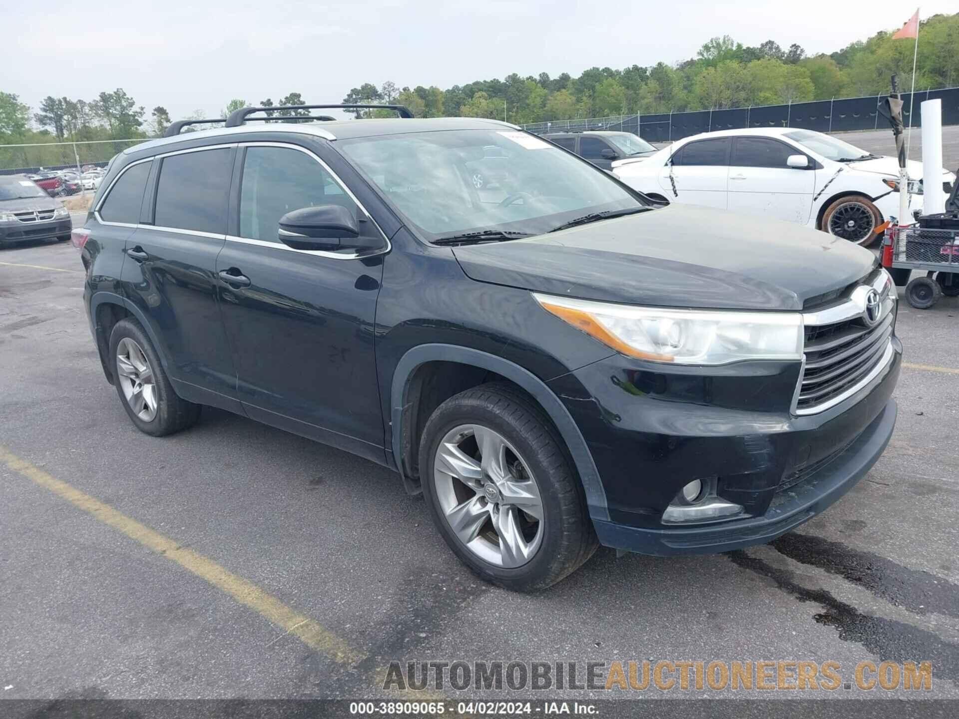 5TDDKRFHXFS085352 TOYOTA HIGHLANDER 2015