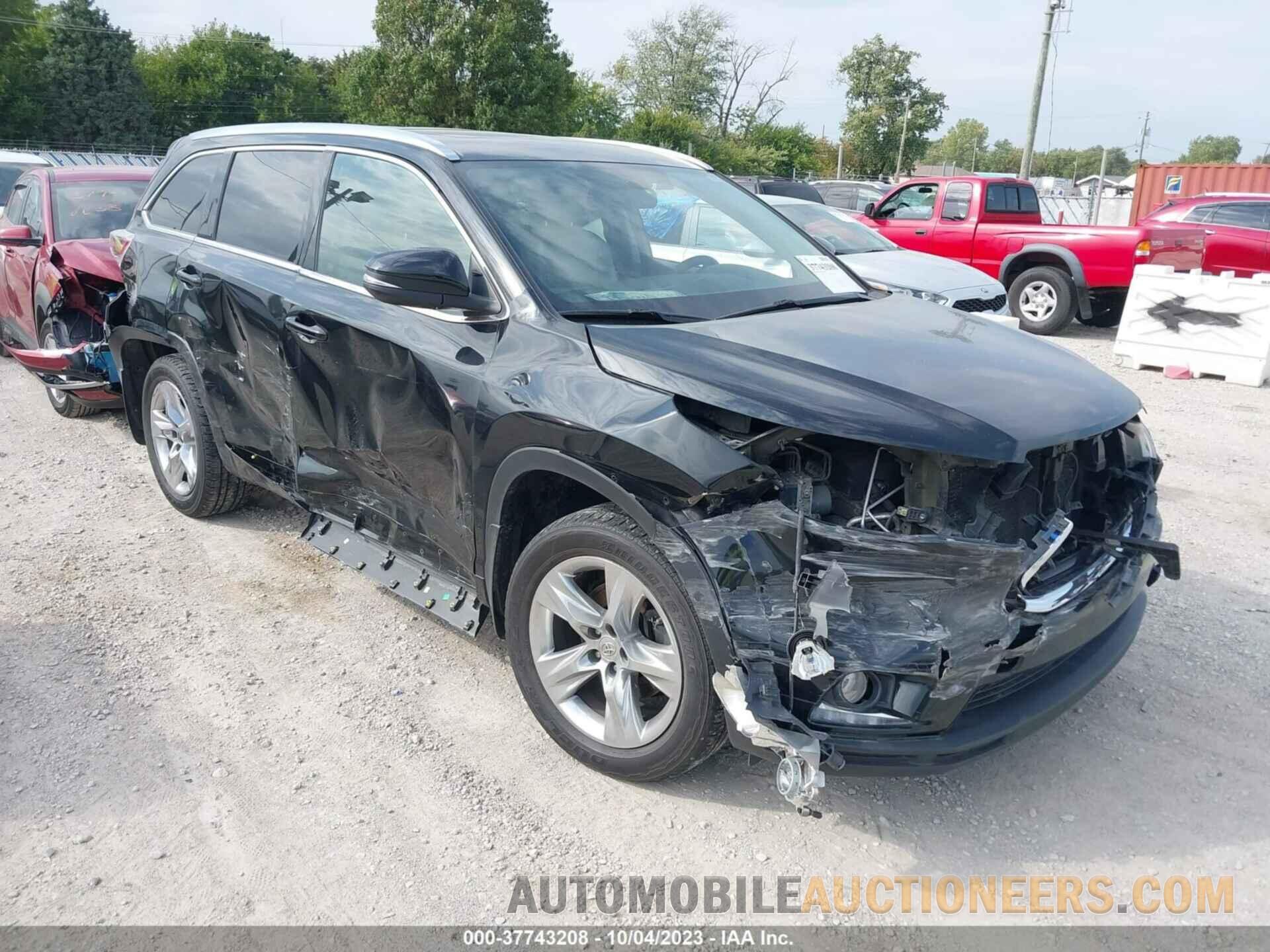 5TDDKRFHXFS085769 TOYOTA HIGHLANDER 2015