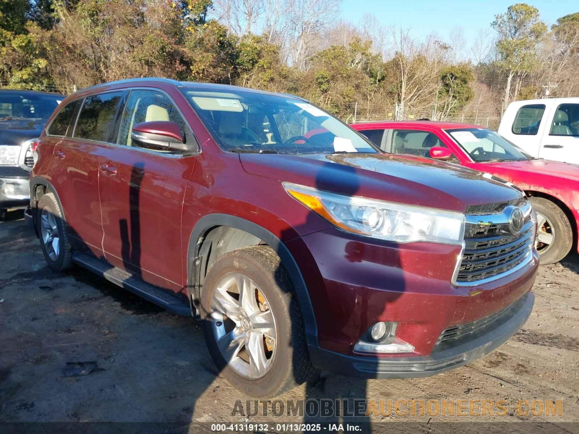 5TDDKRFHXFS087327 TOYOTA HIGHLANDER 2015