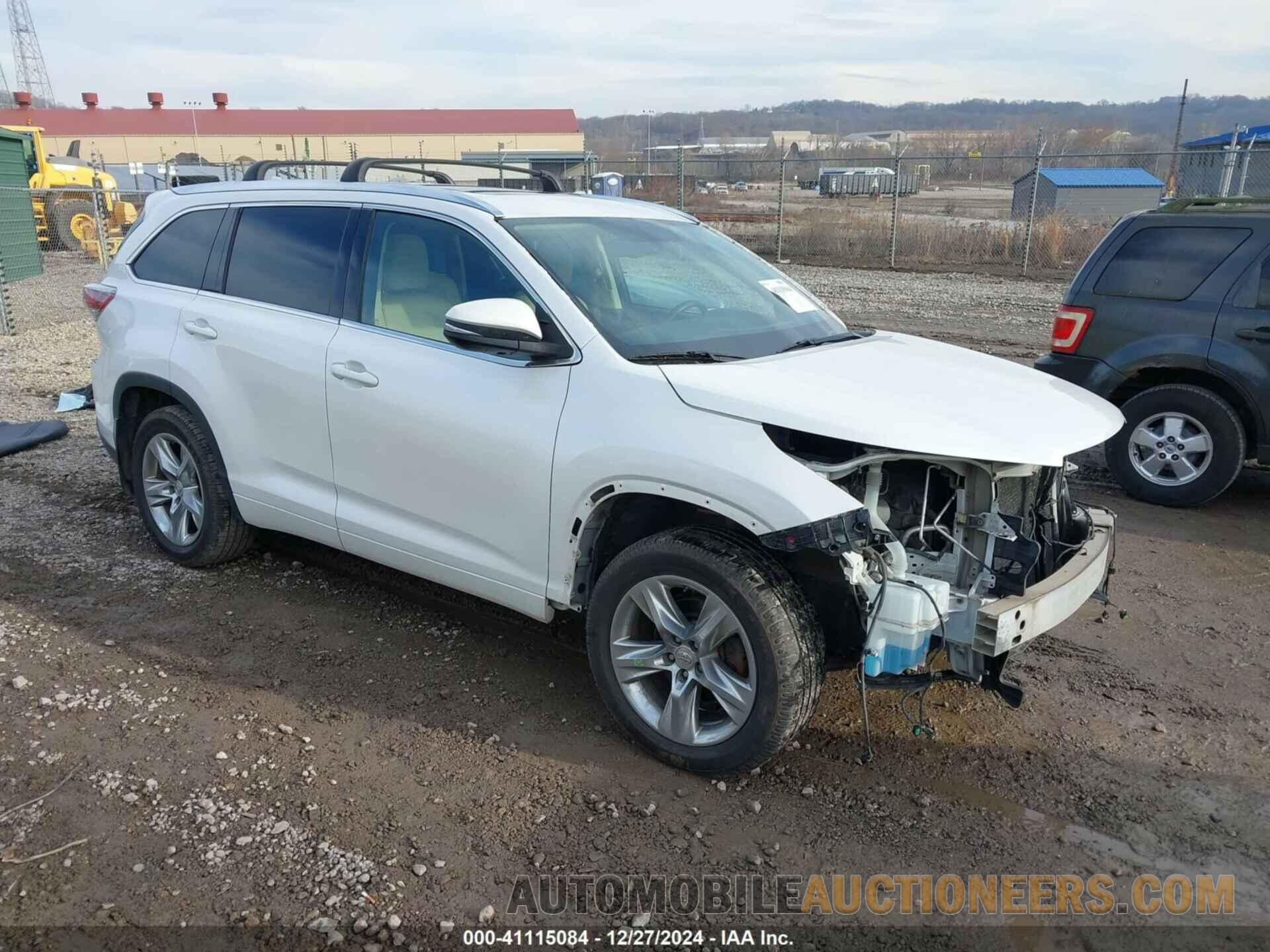 5TDDKRFHXFS106958 TOYOTA HIGHLANDER 2015