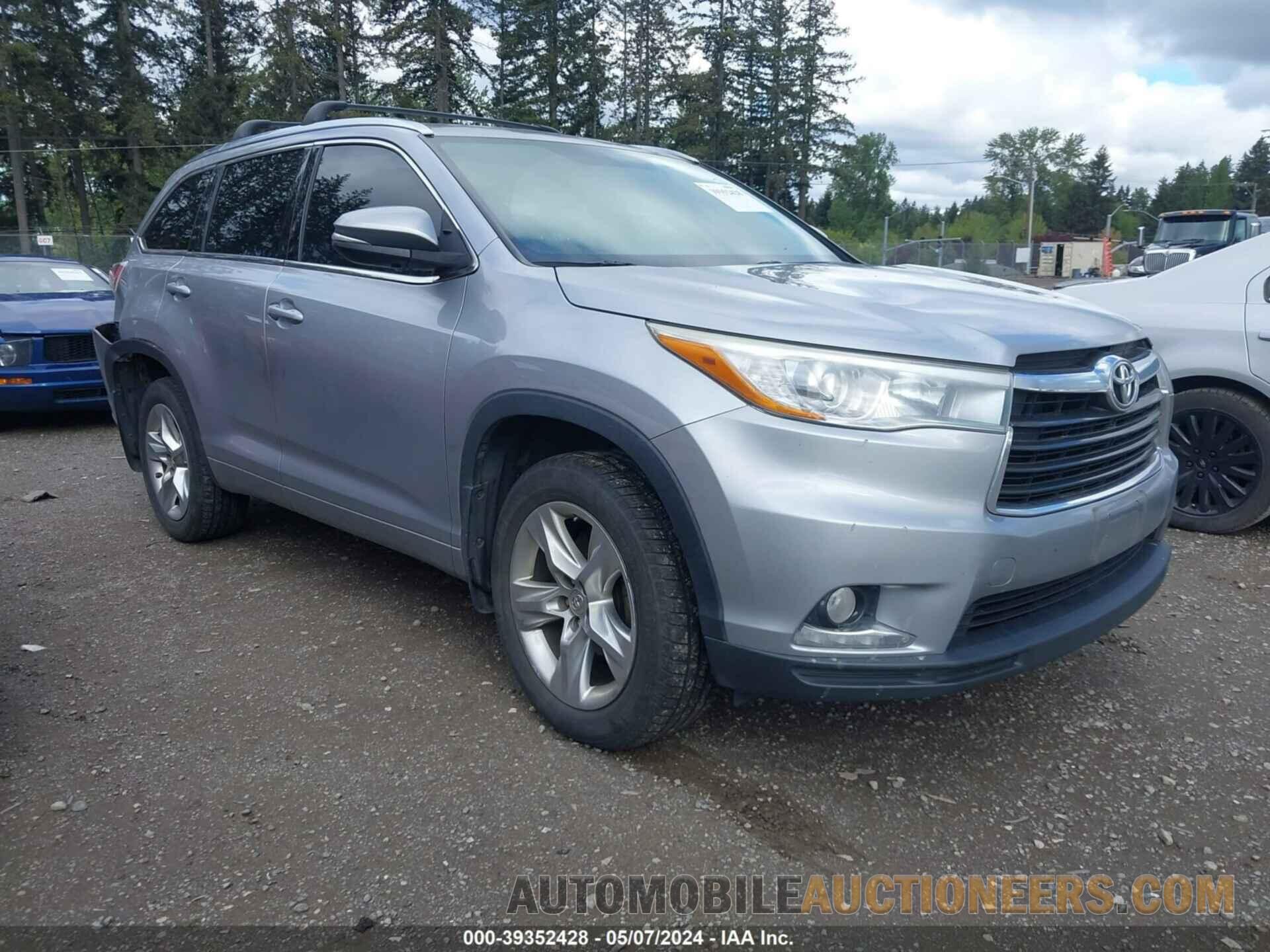 5TDDKRFHXFS108919 TOYOTA HIGHLANDER 2015