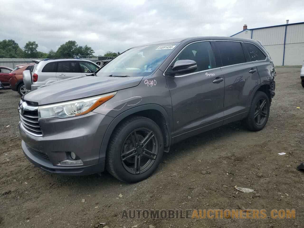 5TDDKRFHXFS127177 TOYOTA HIGHLANDER 2015