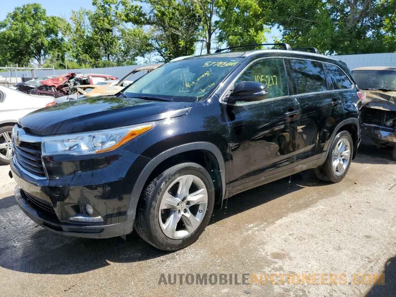 5TDDKRFHXFS138356 TOYOTA HIGHLANDER 2015