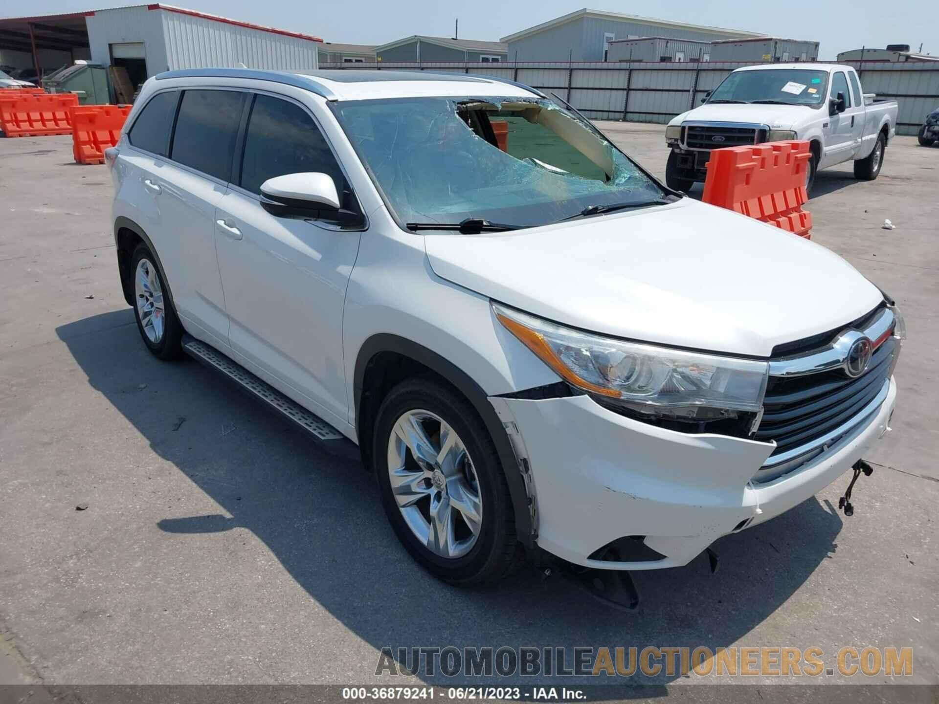 5TDDKRFHXFS169381 TOYOTA HIGHLANDER 2015