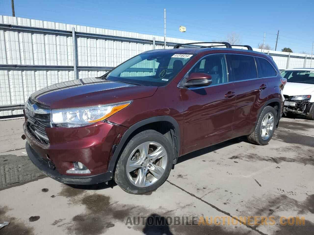 5TDDKRFHXFS177965 TOYOTA HIGHLANDER 2015