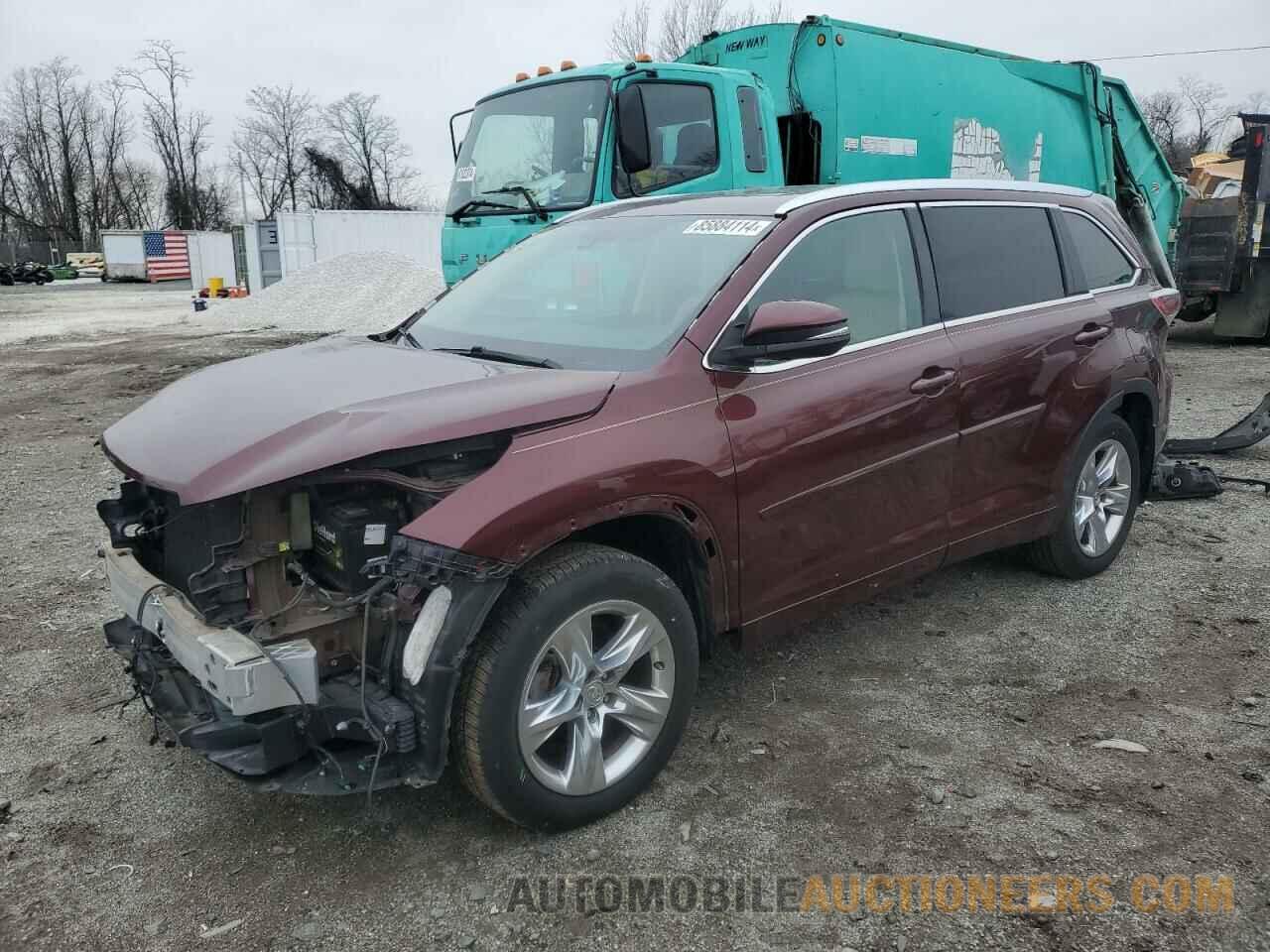 5TDDKRFHXFS178744 TOYOTA HIGHLANDER 2015