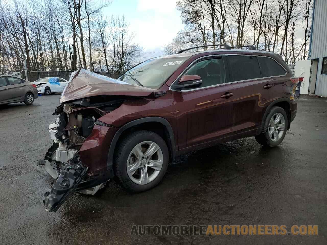 5TDDKRFHXFS186505 TOYOTA HIGHLANDER 2015