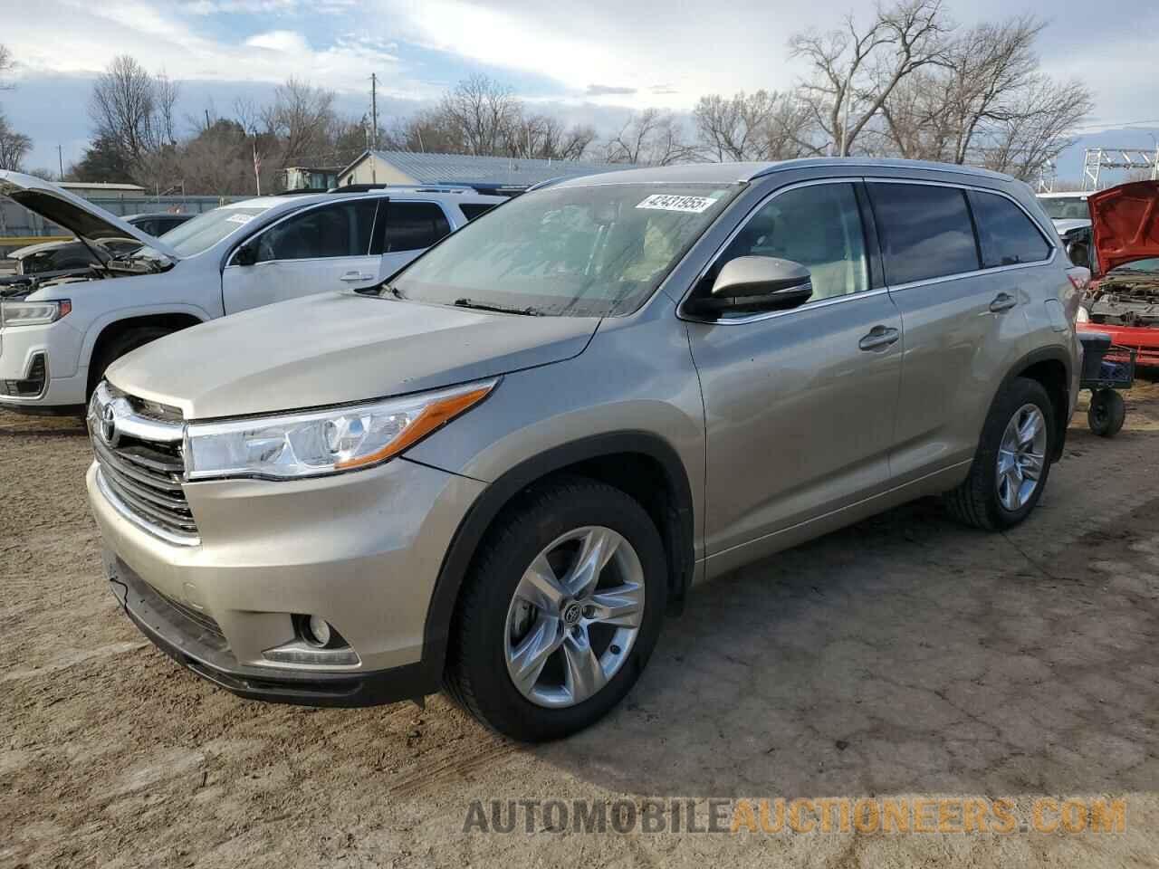 5TDDKRFHXGS230570 TOYOTA HIGHLANDER 2016