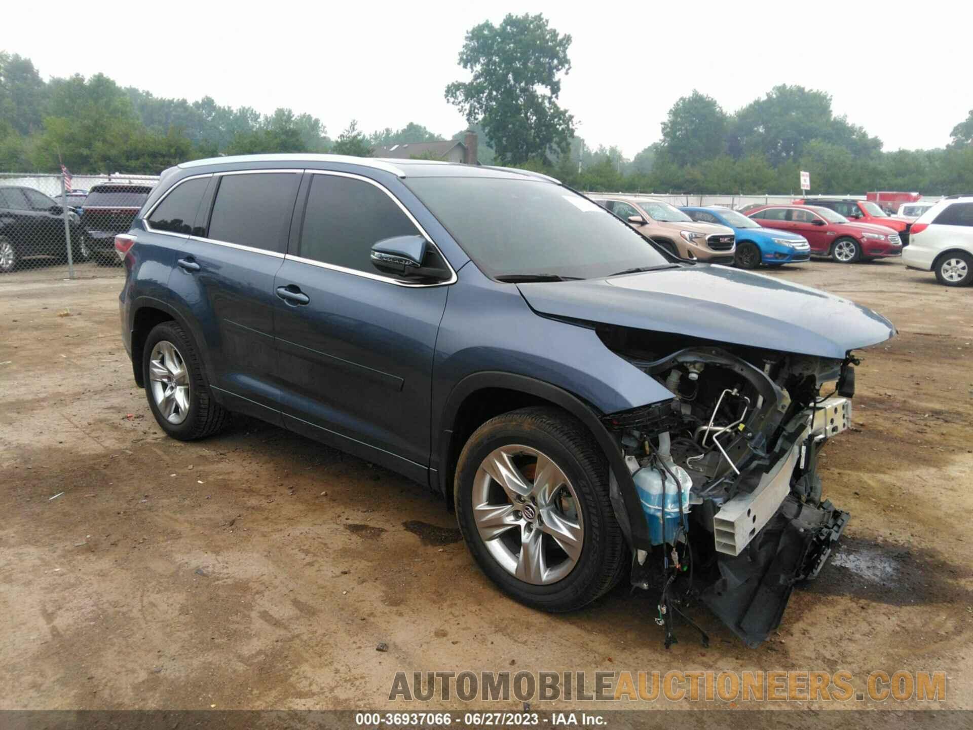 5TDDKRFHXGS231931 TOYOTA HIGHLANDER 2016