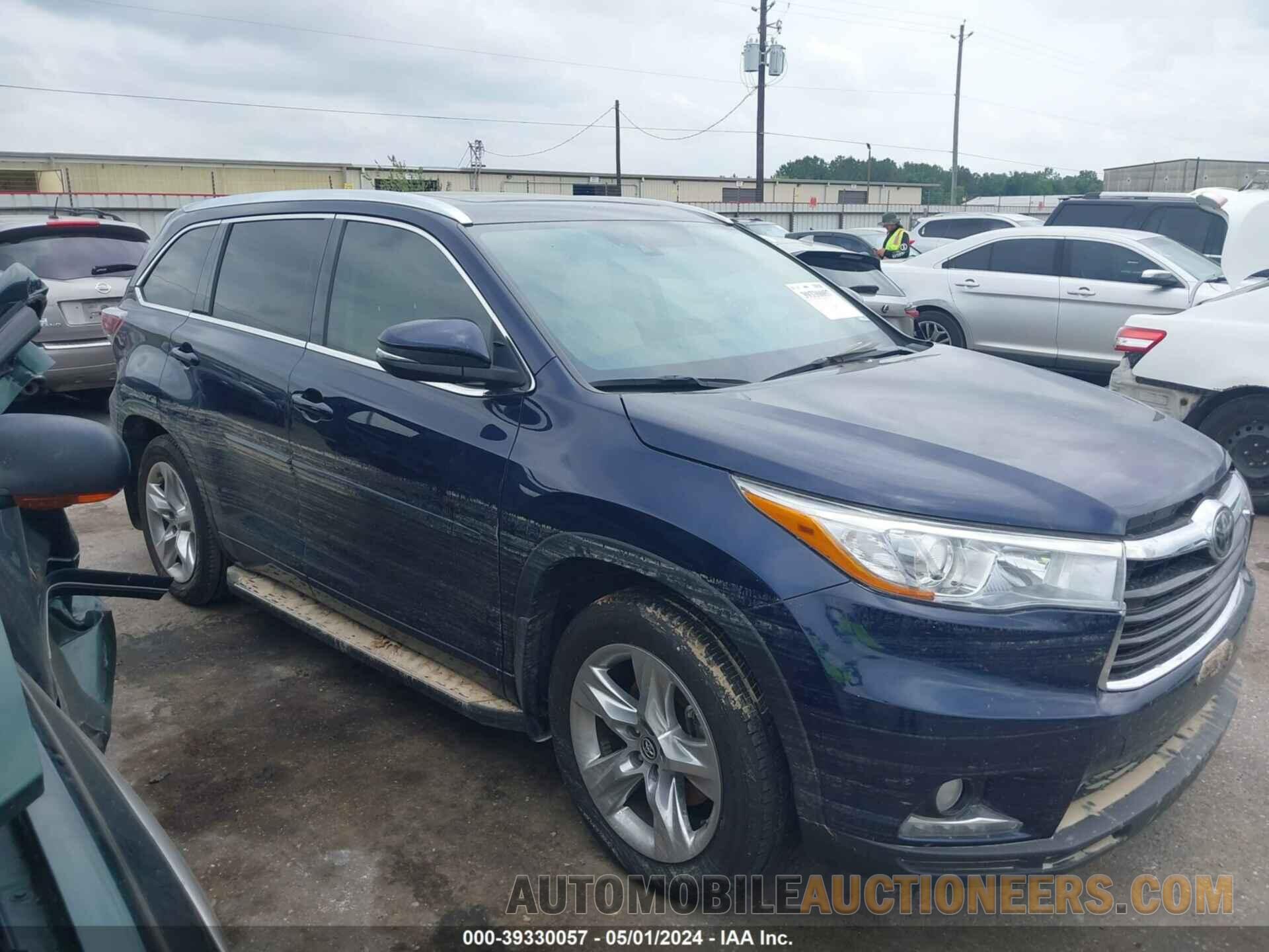 5TDDKRFHXGS242265 TOYOTA HIGHLANDER 2016