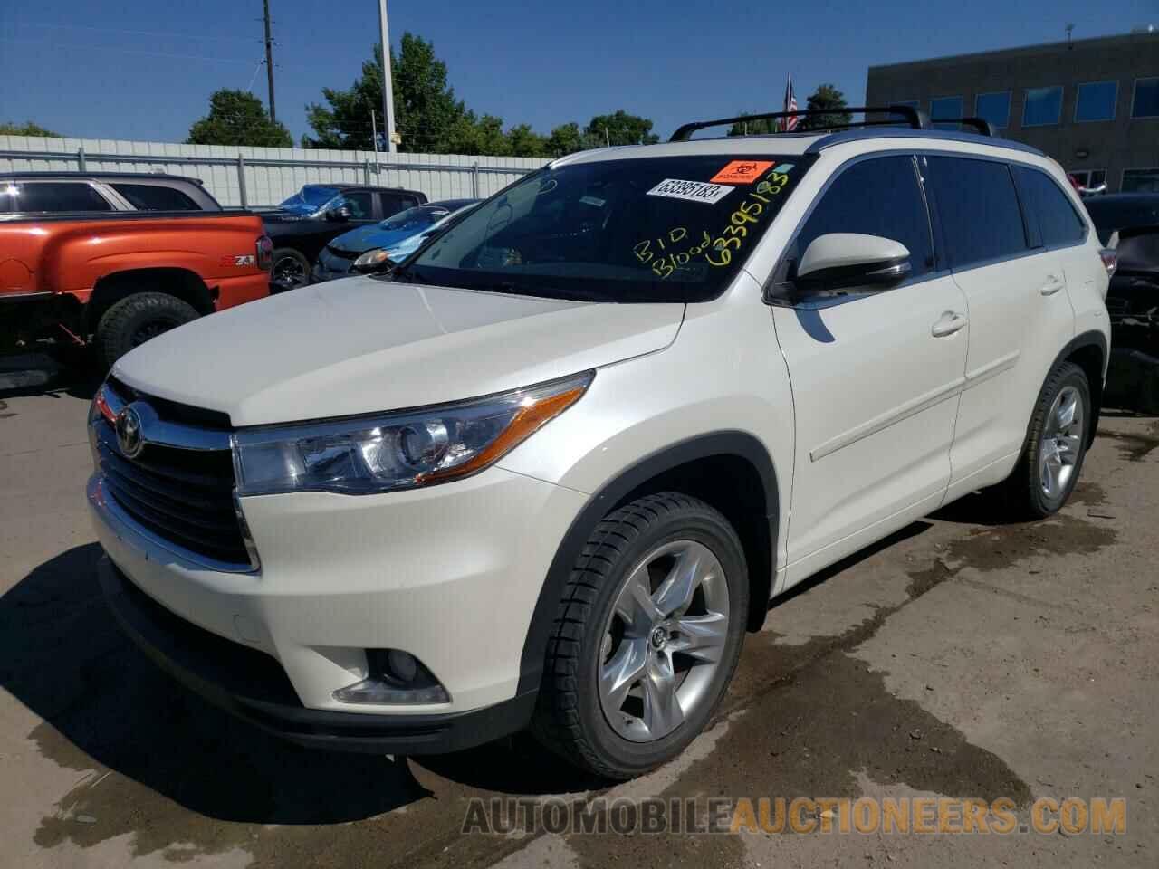 5TDDKRFHXGS248132 TOYOTA HIGHLANDER 2016