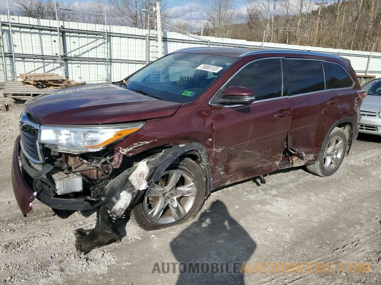 5TDDKRFHXGS250978 TOYOTA HIGHLANDER 2016