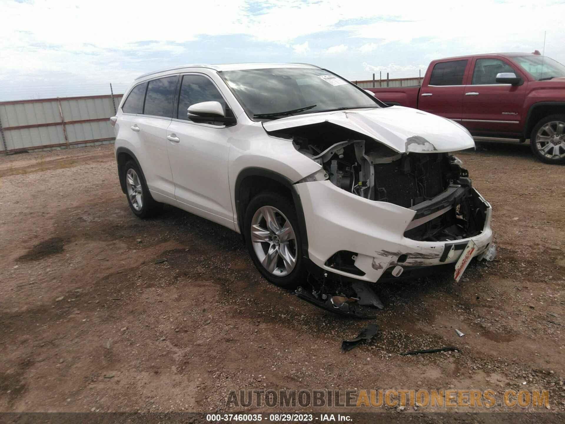 5TDDKRFHXGS251502 TOYOTA HIGHLANDER 2016