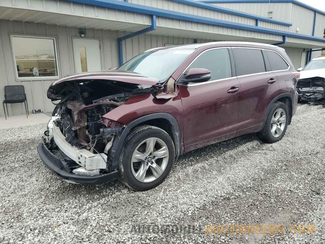 5TDDKRFHXGS252195 TOYOTA HIGHLANDER 2016