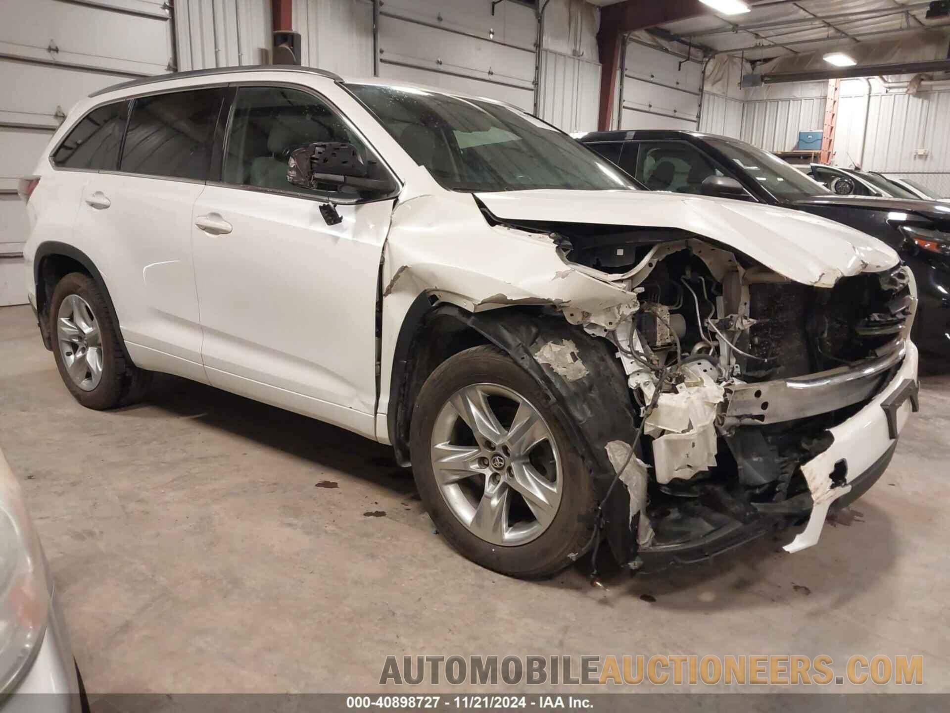 5TDDKRFHXGS255565 TOYOTA HIGHLANDER 2016