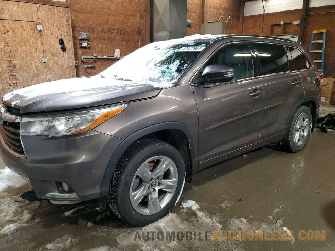 5TDDKRFHXGS290817 TOYOTA HIGHLANDER 2016