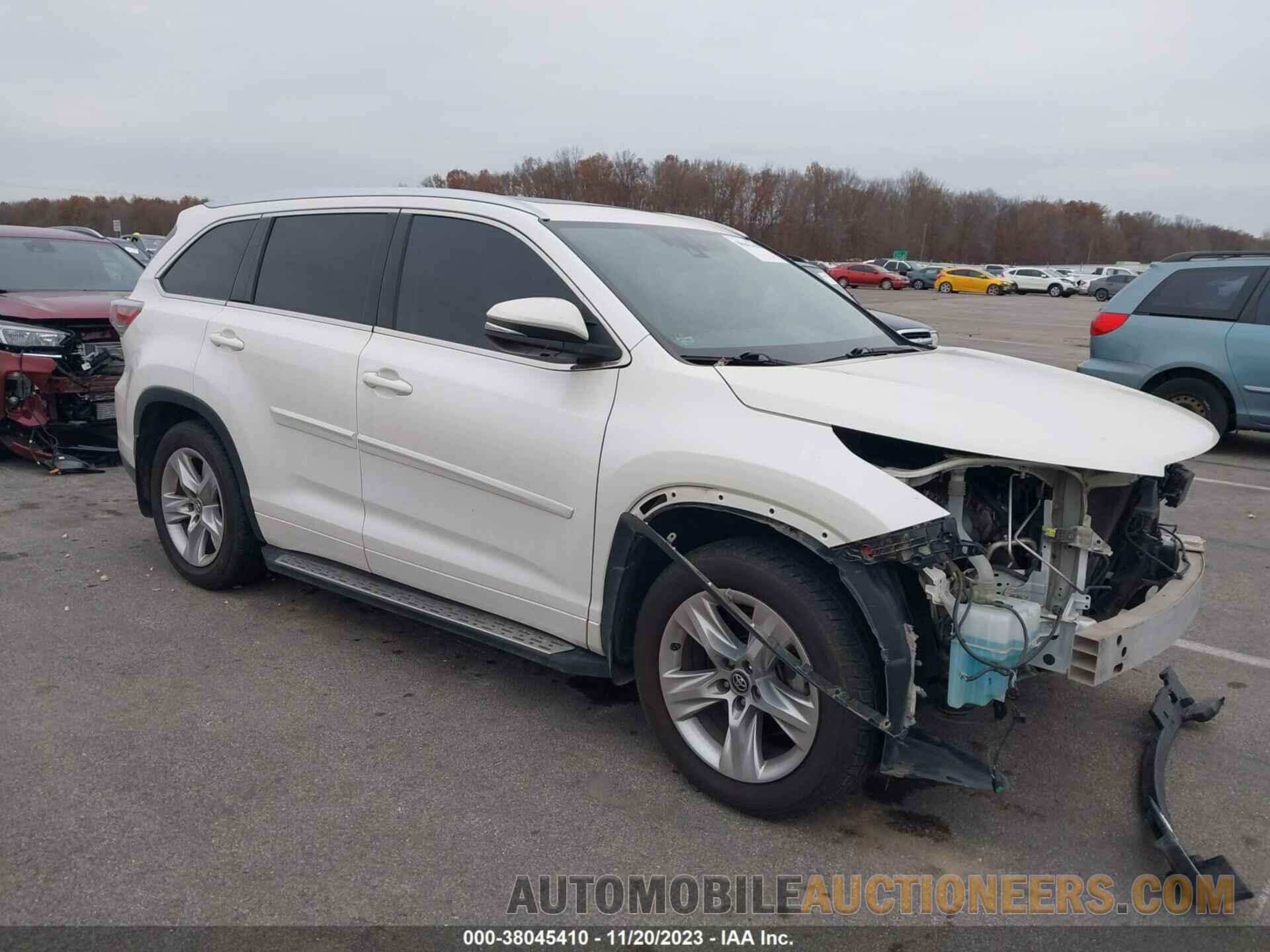 5TDDKRFHXGS301038 TOYOTA HIGHLANDER 2016