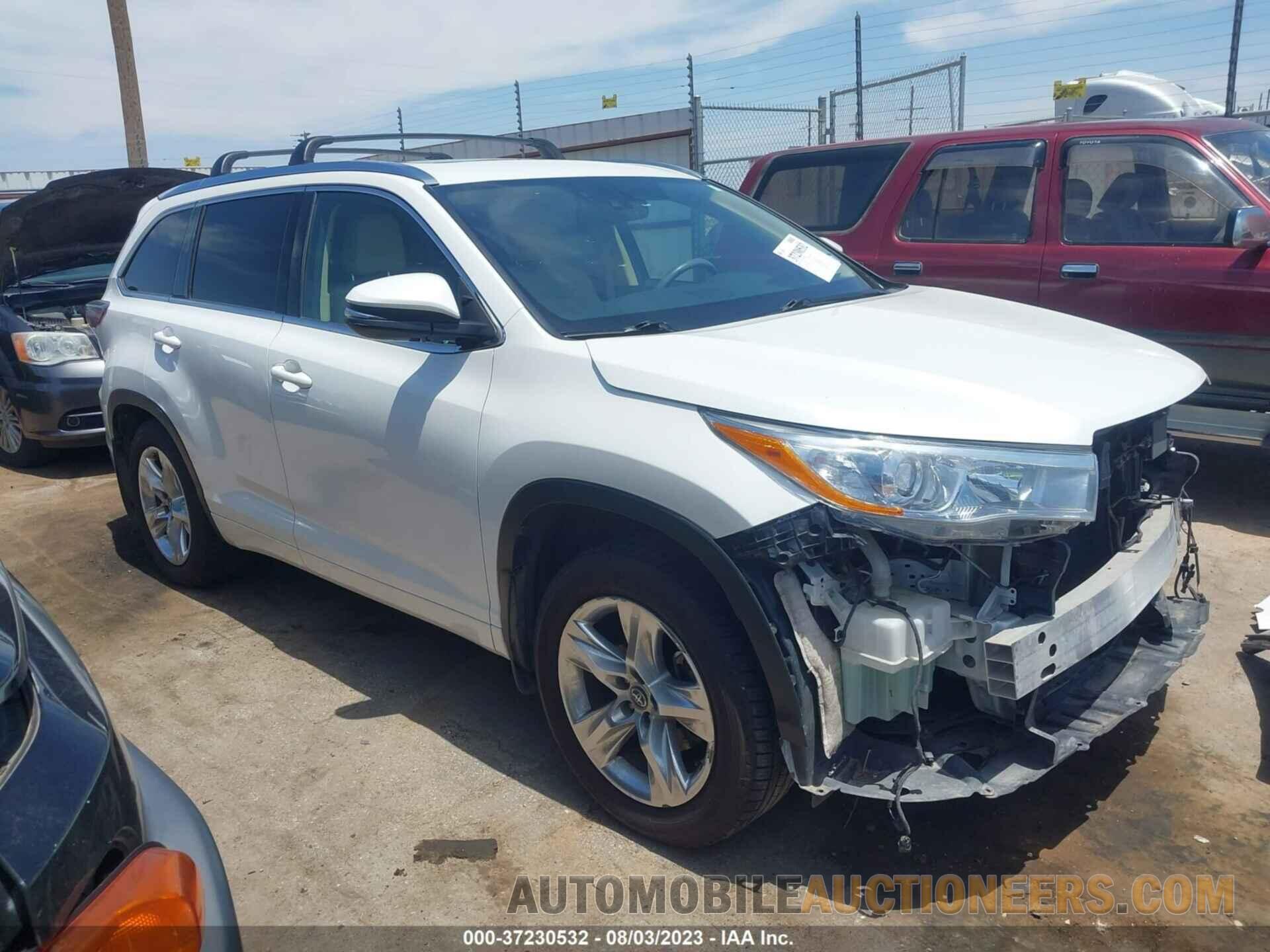 5TDDKRFHXGS312251 TOYOTA HIGHLANDER 2016