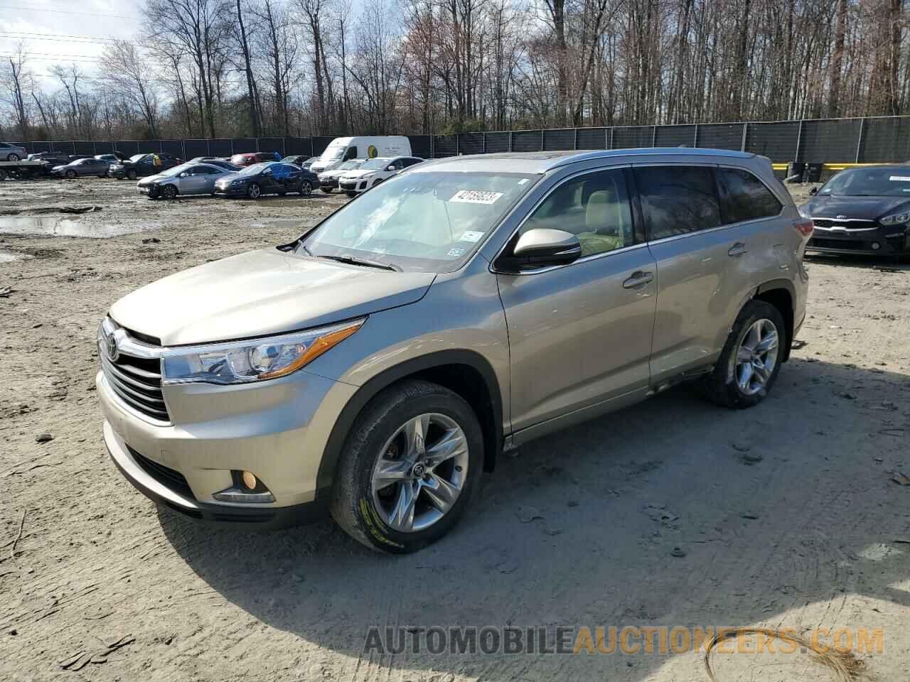 5TDDKRFHXGS327252 TOYOTA HIGHLANDER 2016