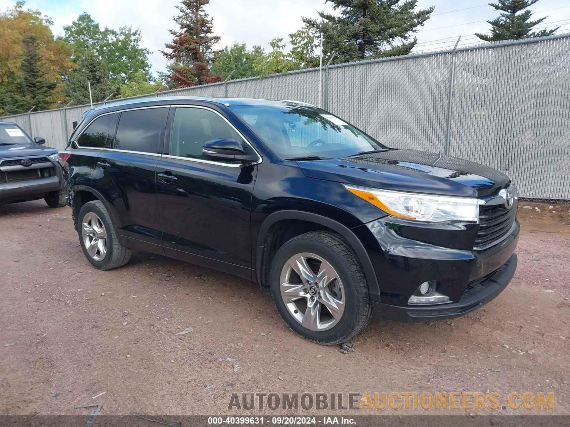 5TDDKRFHXGS330149 TOYOTA HIGHLANDER 2016