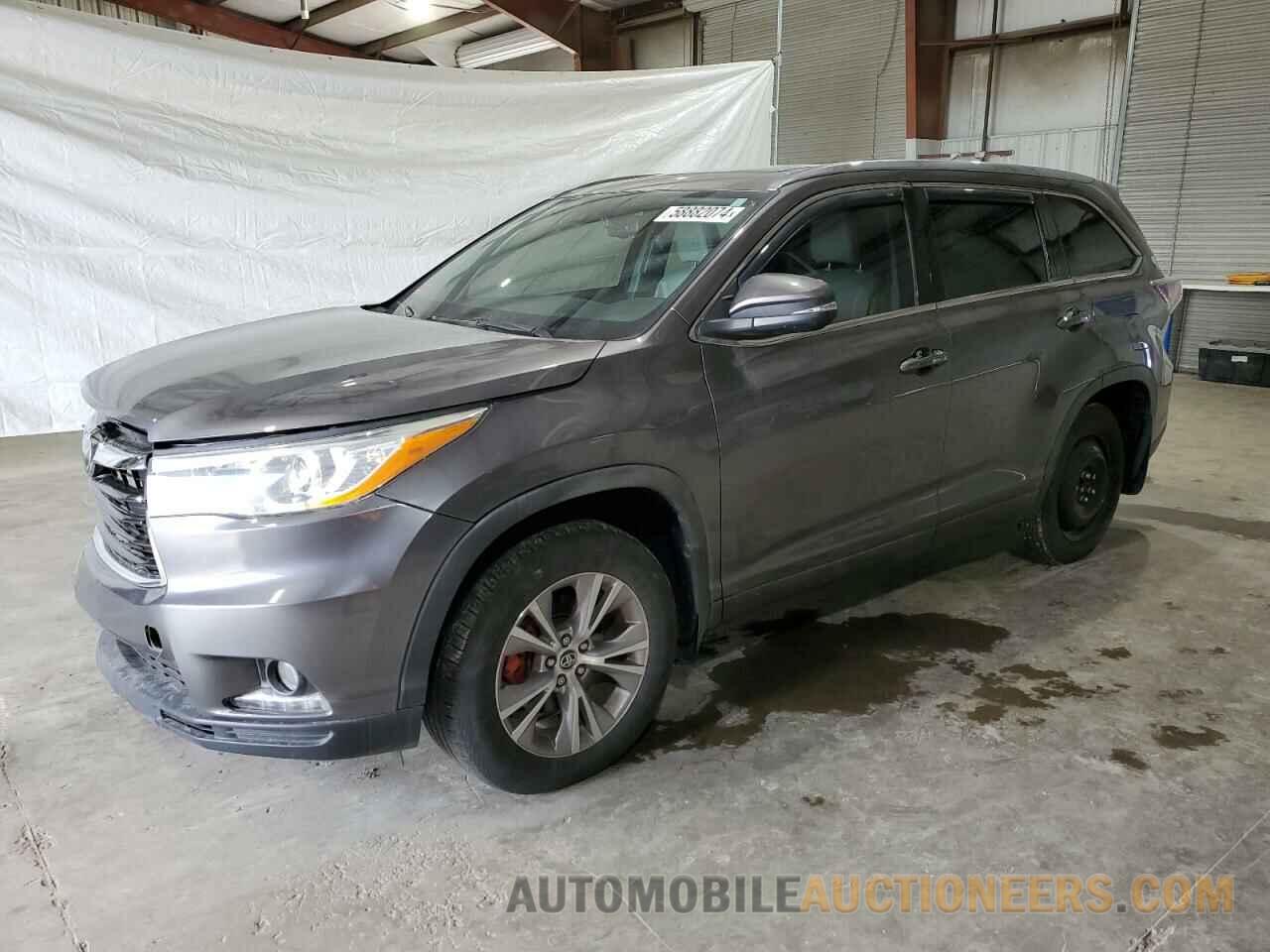 5TDDKRFHXGS338204 TOYOTA HIGHLANDER 2016