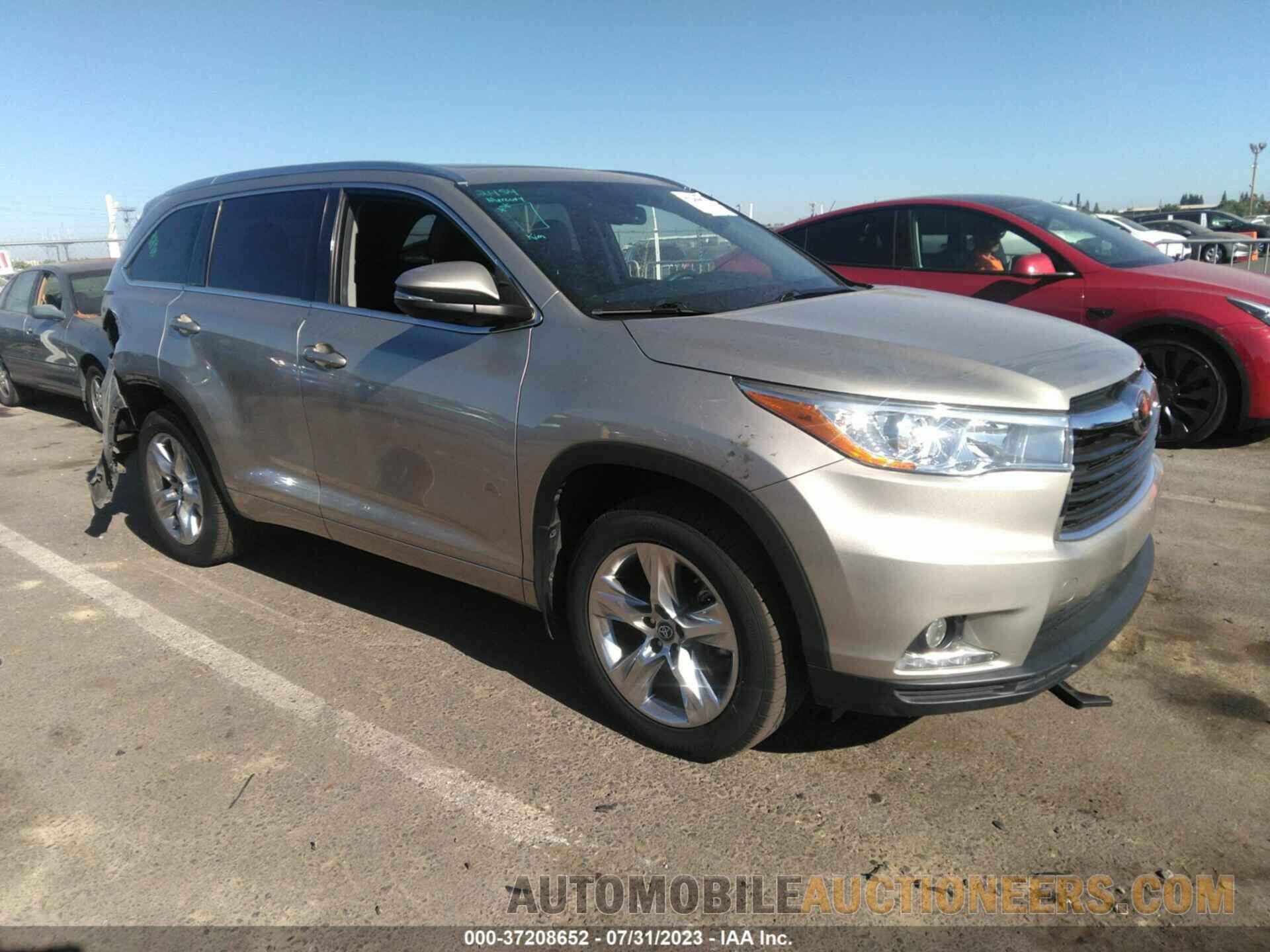 5TDDKRFHXGS346058 TOYOTA HIGHLANDER 2016