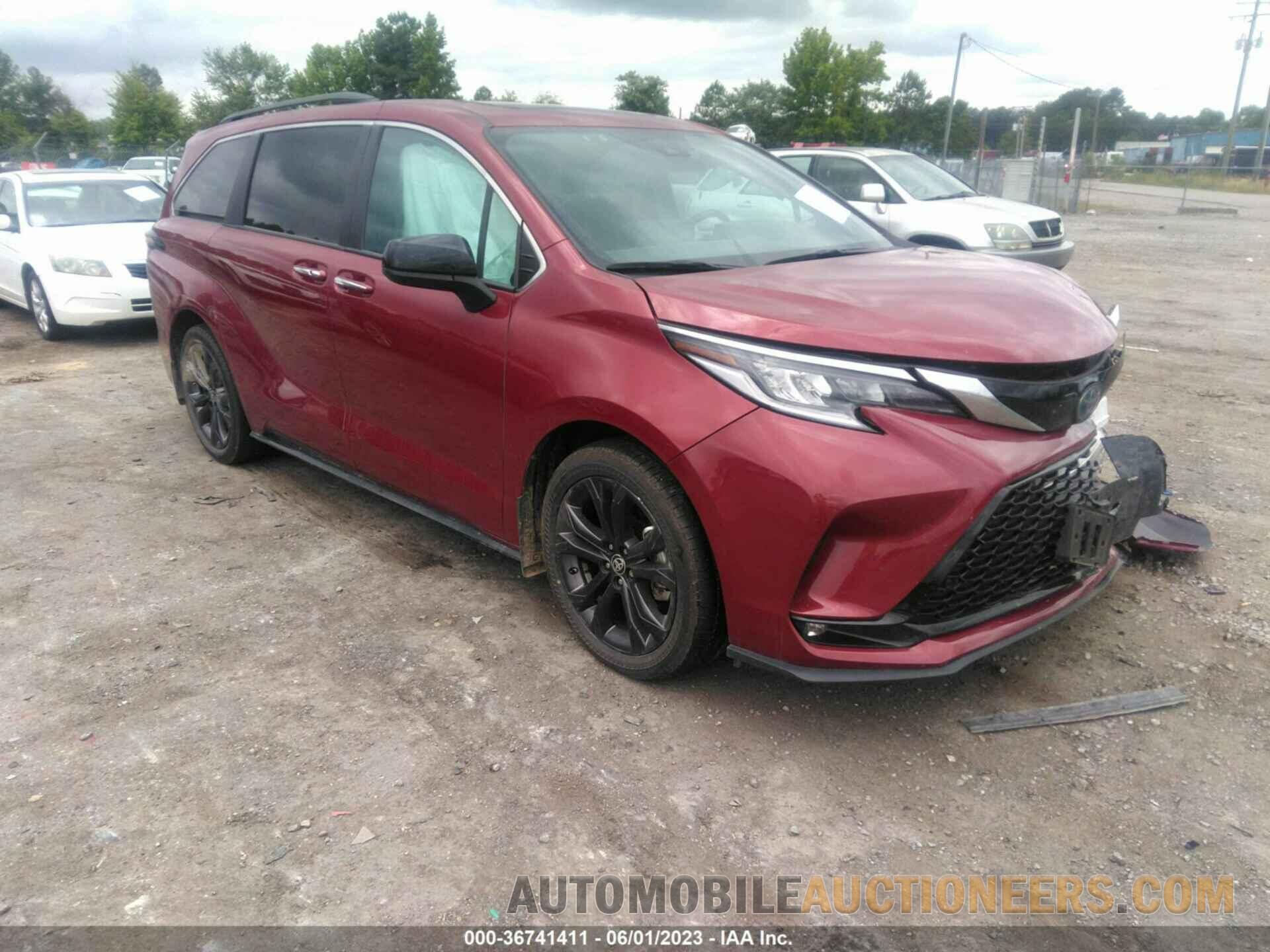 5TDDRKEC0NS113120 TOYOTA SIENNA 2022