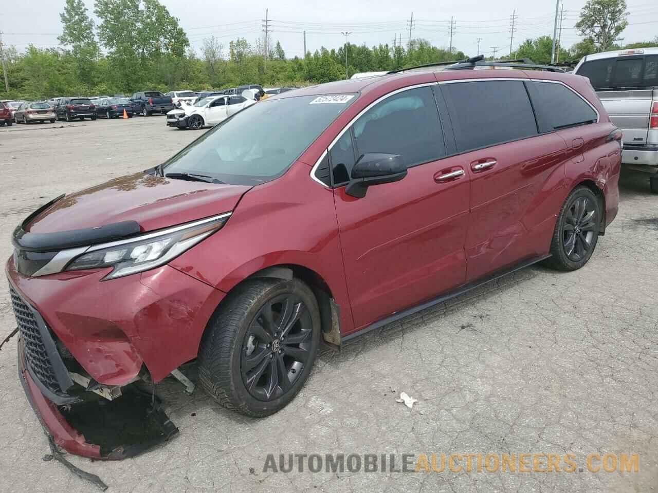 5TDDRKEC1NS112834 TOYOTA SIENNA 2022