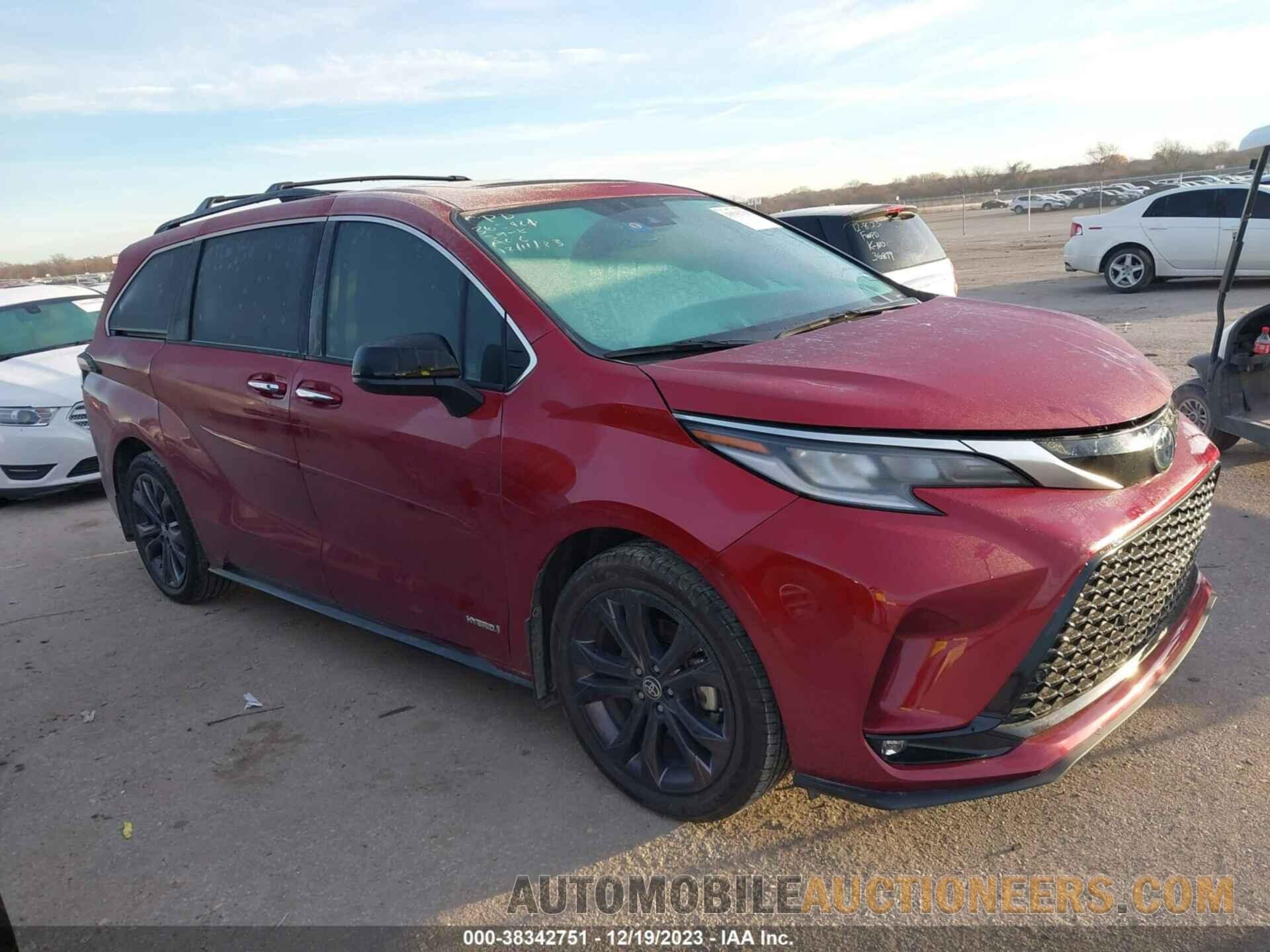 5TDDRKEC2MS069572 TOYOTA SIENNA 2021