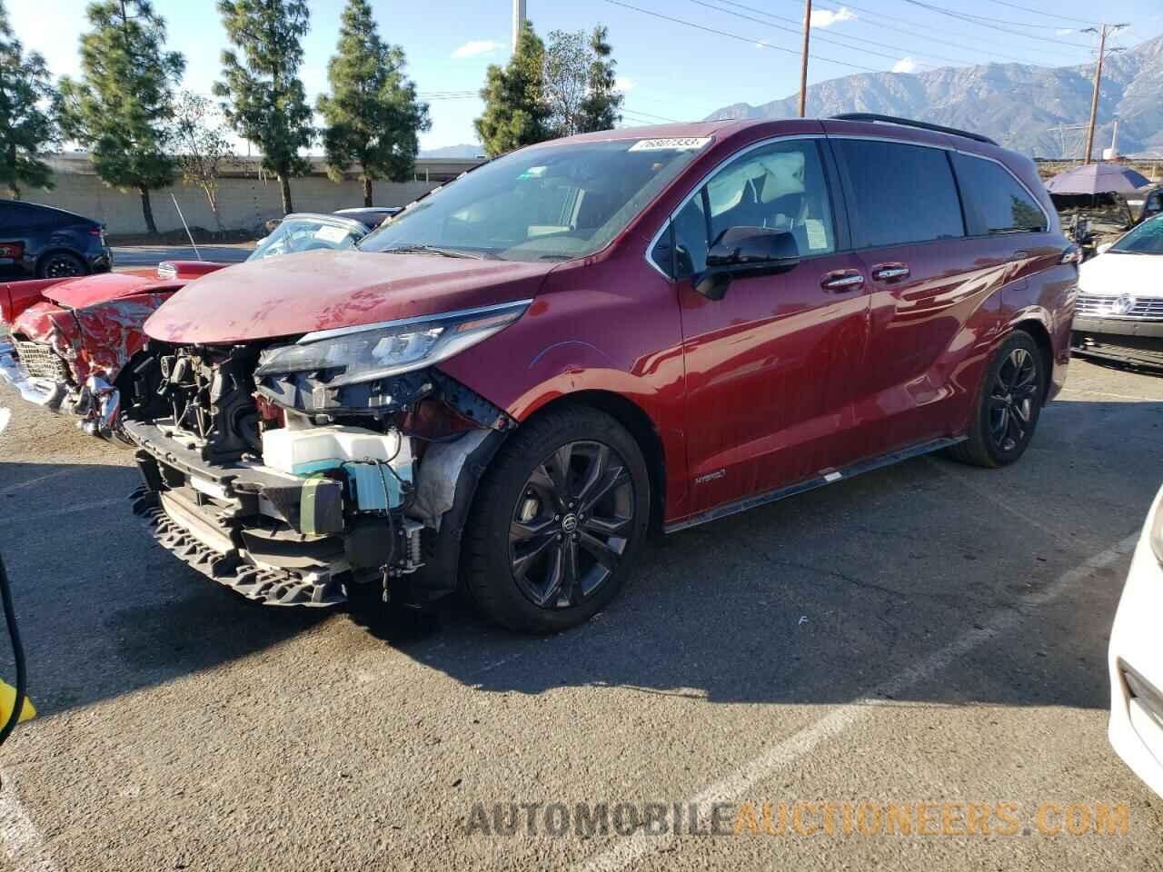 5TDDRKEC3MS007288 TOYOTA SIENNA 2021