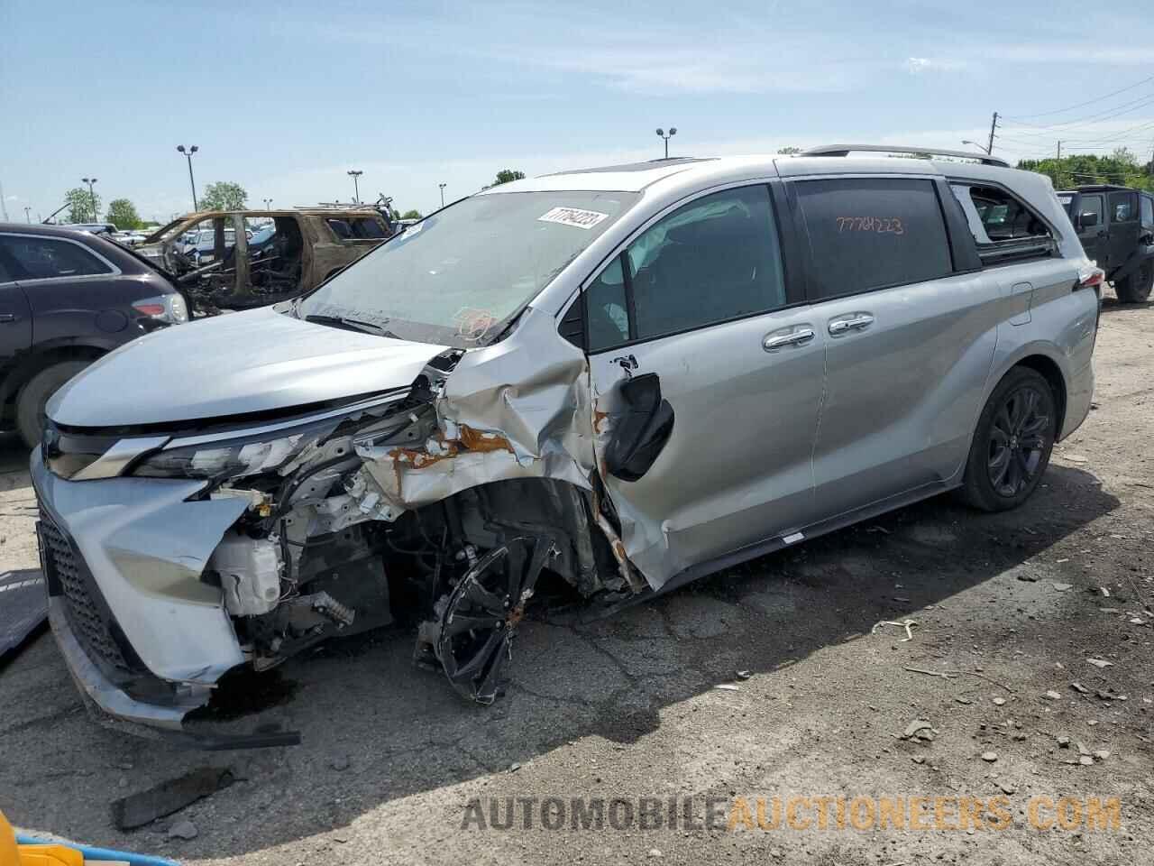 5TDDRKEC3NS133796 TOYOTA SIENNA 2022