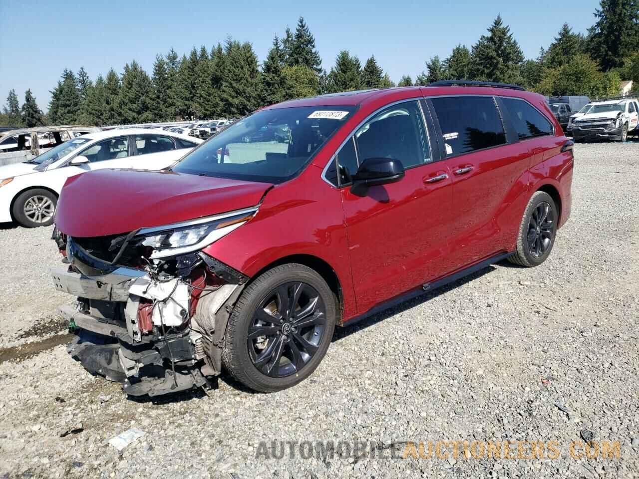 5TDDRKEC8NS097491 TOYOTA SIENNA 2022