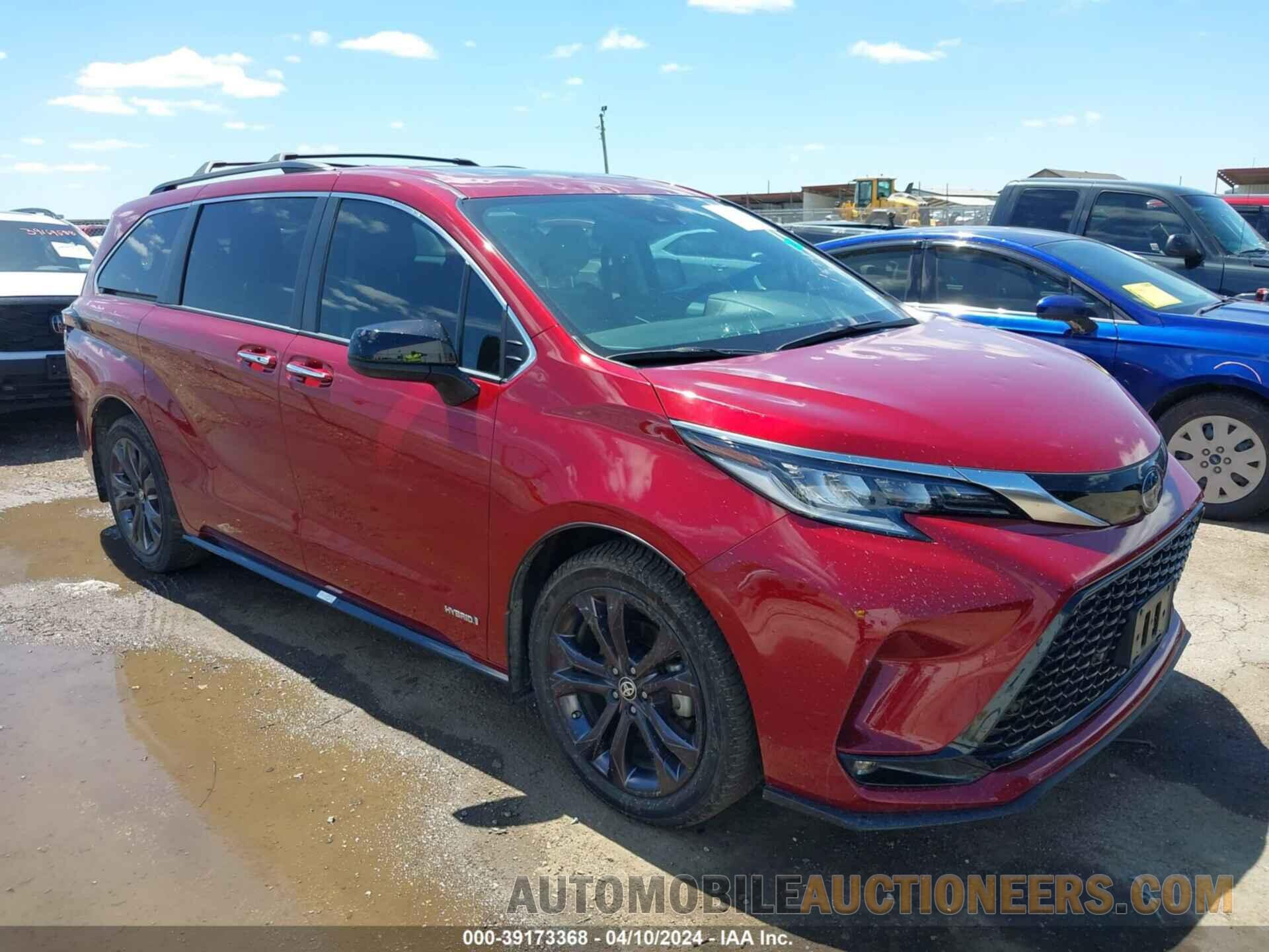 5TDDRKEC9MS050159 TOYOTA SIENNA 2021