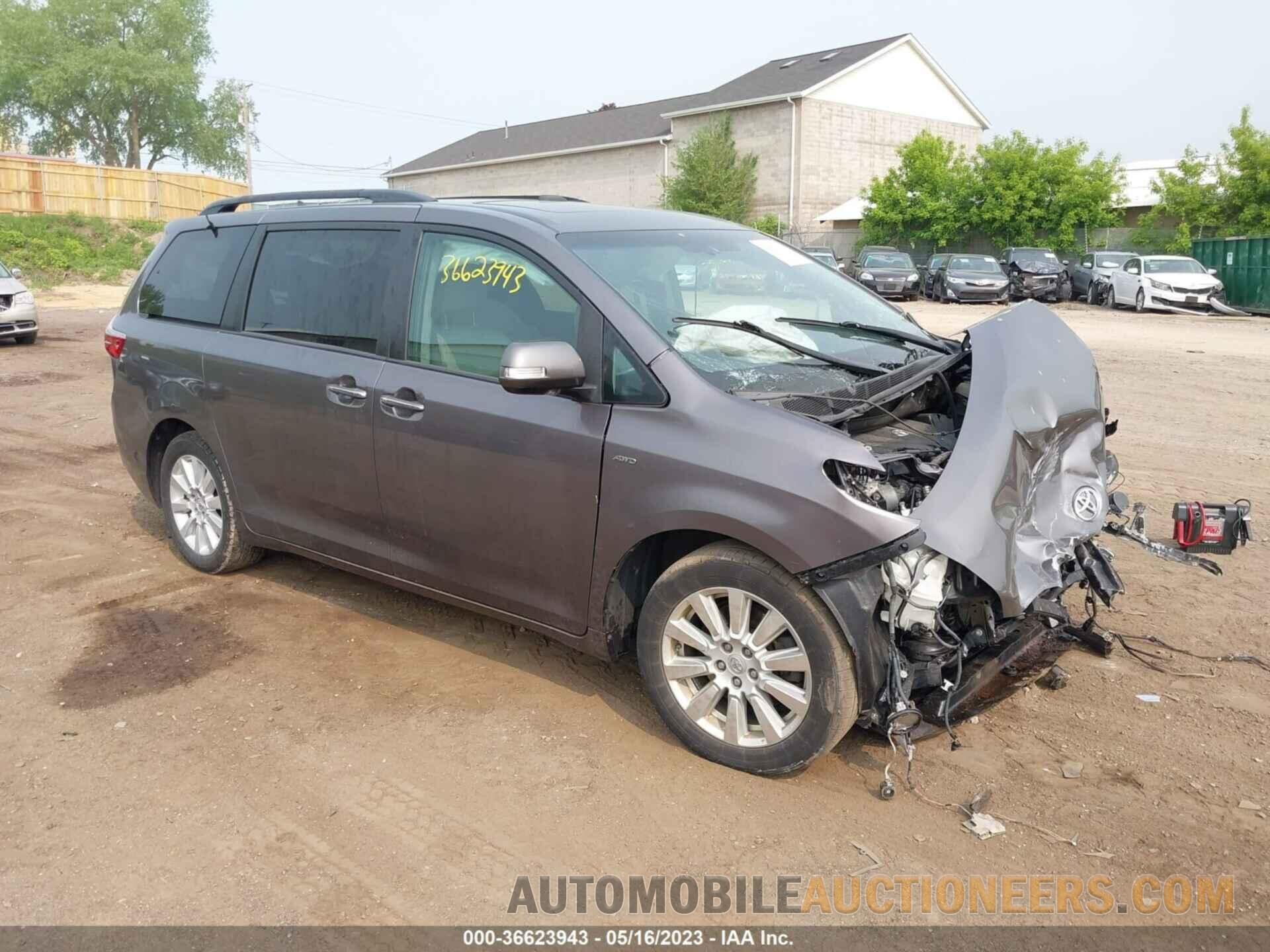 5TDDZ3DC0HS146405 TOYOTA SIENNA 2017