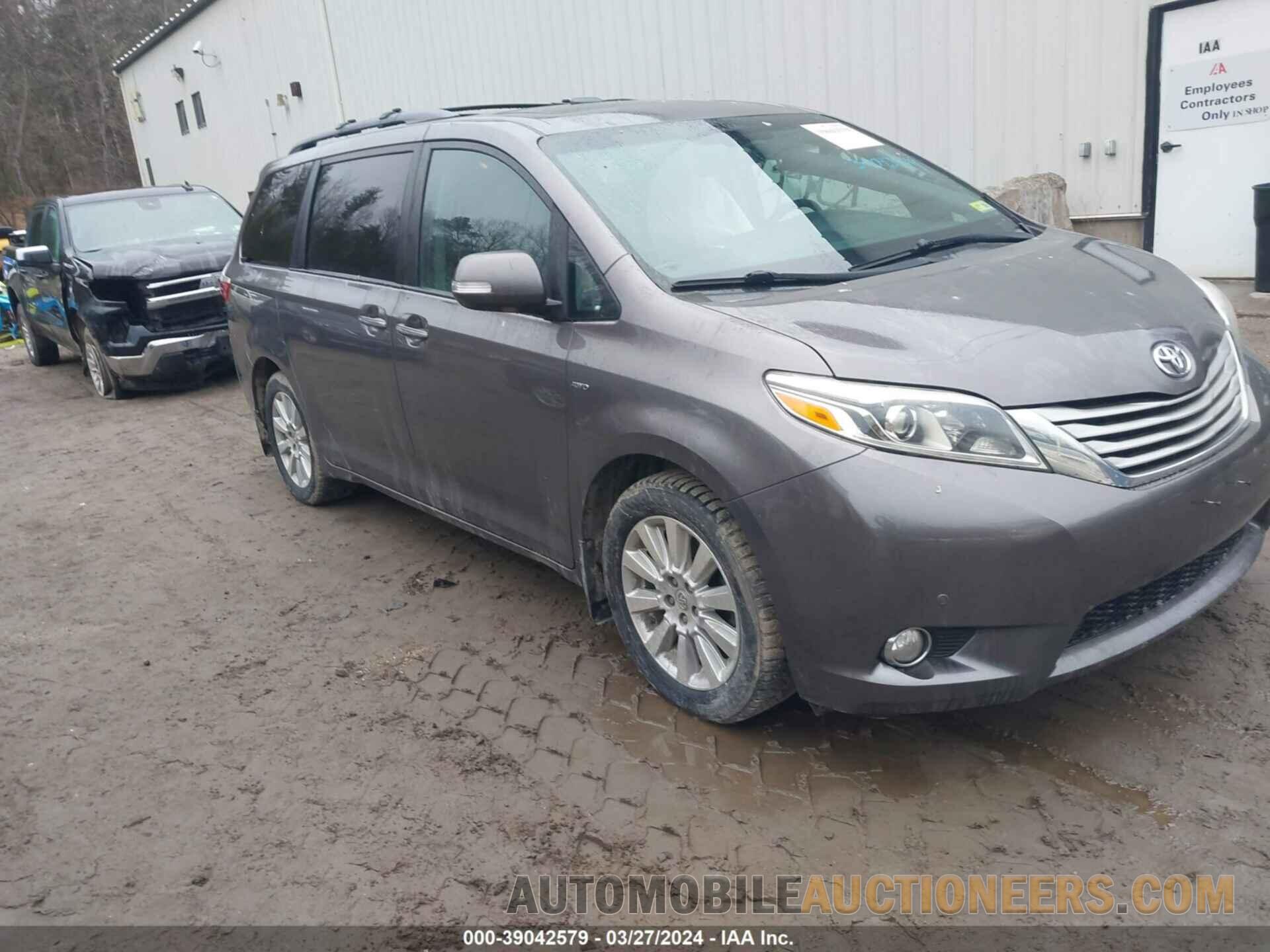 5TDDZ3DC0HS147666 TOYOTA SIENNA 2017