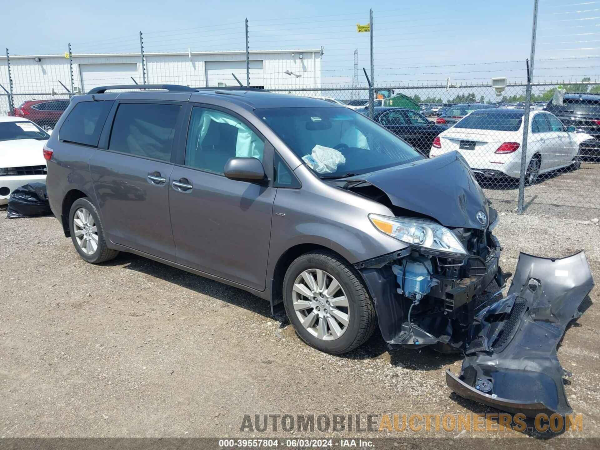 5TDDZ3DC0HS148820 TOYOTA SIENNA 2017